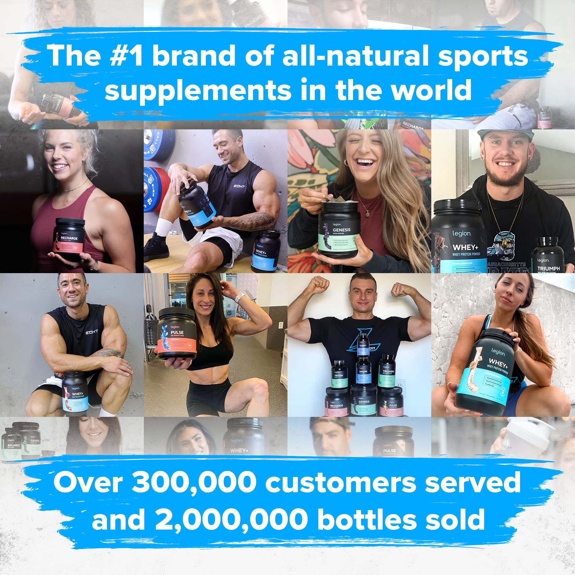 Legion Recharge Post Workout Supplement - All Natural Muscle Builder & Recovery Drink Legion uk supplements