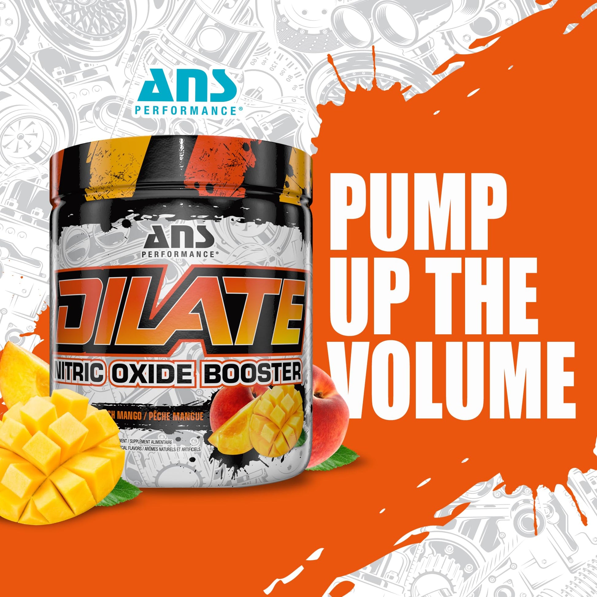 ANS Performance Dilate Pump PreWorkout Powder - Dietary Supplement - Maximizes ANS Performance uk supplements