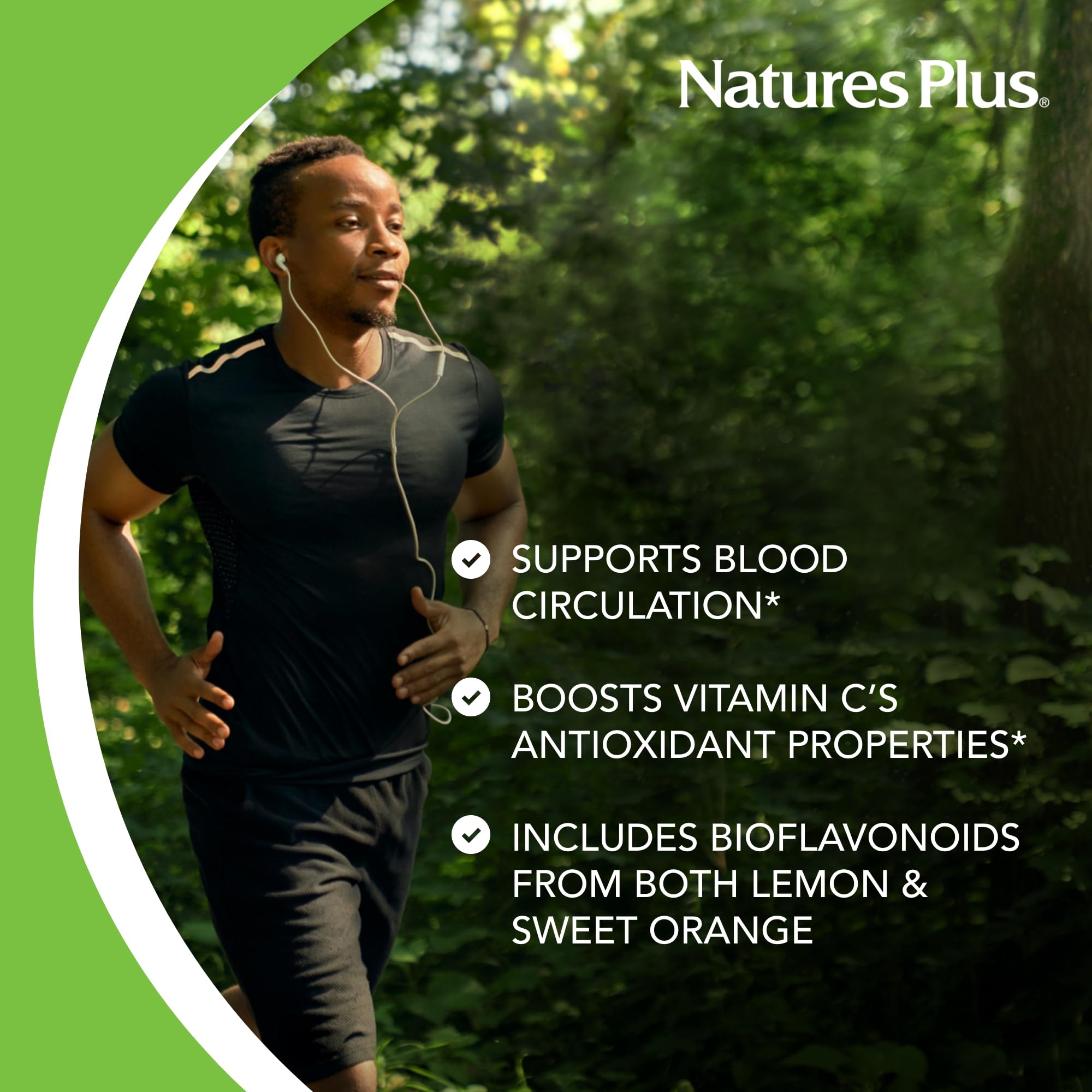 NaturesPlus Biorutin 1000 mg - 90 Tablets - Bioflavonoid & Rutin Complex - Supports Vascular Function & Circulation - Vegetarian, Gluten Free - 90 Servings NaturesPlus uk supplements