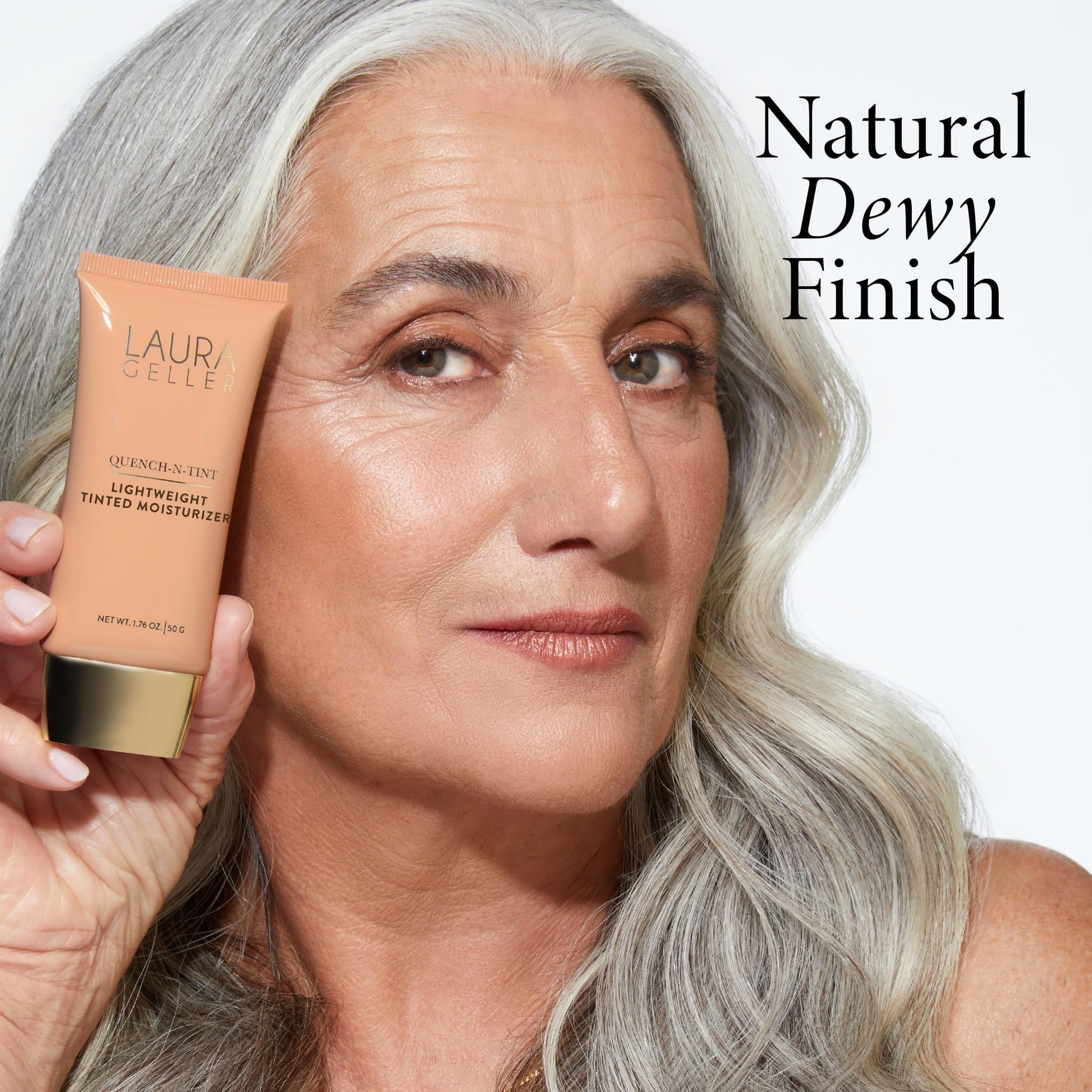 LAURA GELLER NEW YORK Quench-n-Tint Tinted Moisturizer - Sheer to Light Buildable Coverage - Natural Glow Finish - Lightweight Formula with Hyaluronic Acid, 04 Medium LAURA GELLER NEW YORK uk supplements