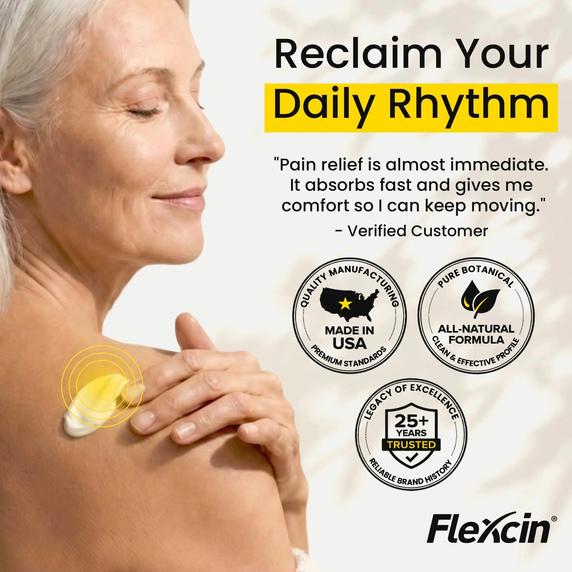 Flexcin Motion Lotion with CM8 - Joint & Muscle Therapy Cream for Back, Neck, Knee, Hand, Foot - Fast Absorbing with DMSO, Emu Oil, Aloe Vera - Non-Greasy 4oz Jar Flexcin uk supplements
