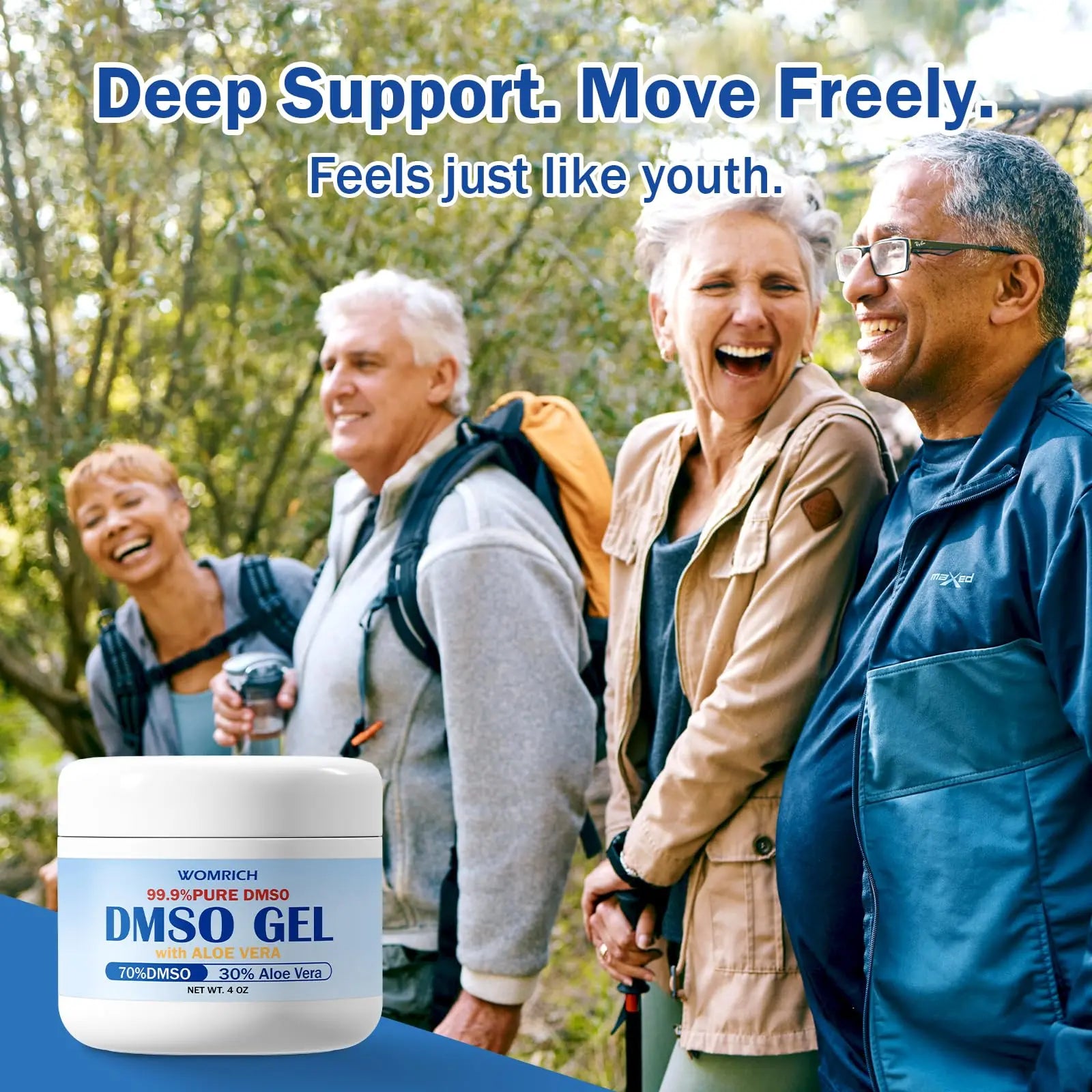 Lymph MD DMSO Gel with Aloe Vera - DMSO Pharmaceutical Grade for Joints and Muscles - Dimethyl Sulfoxide Cream 4 Oz - High Purity & Low Odor Lymph MD uk supplements