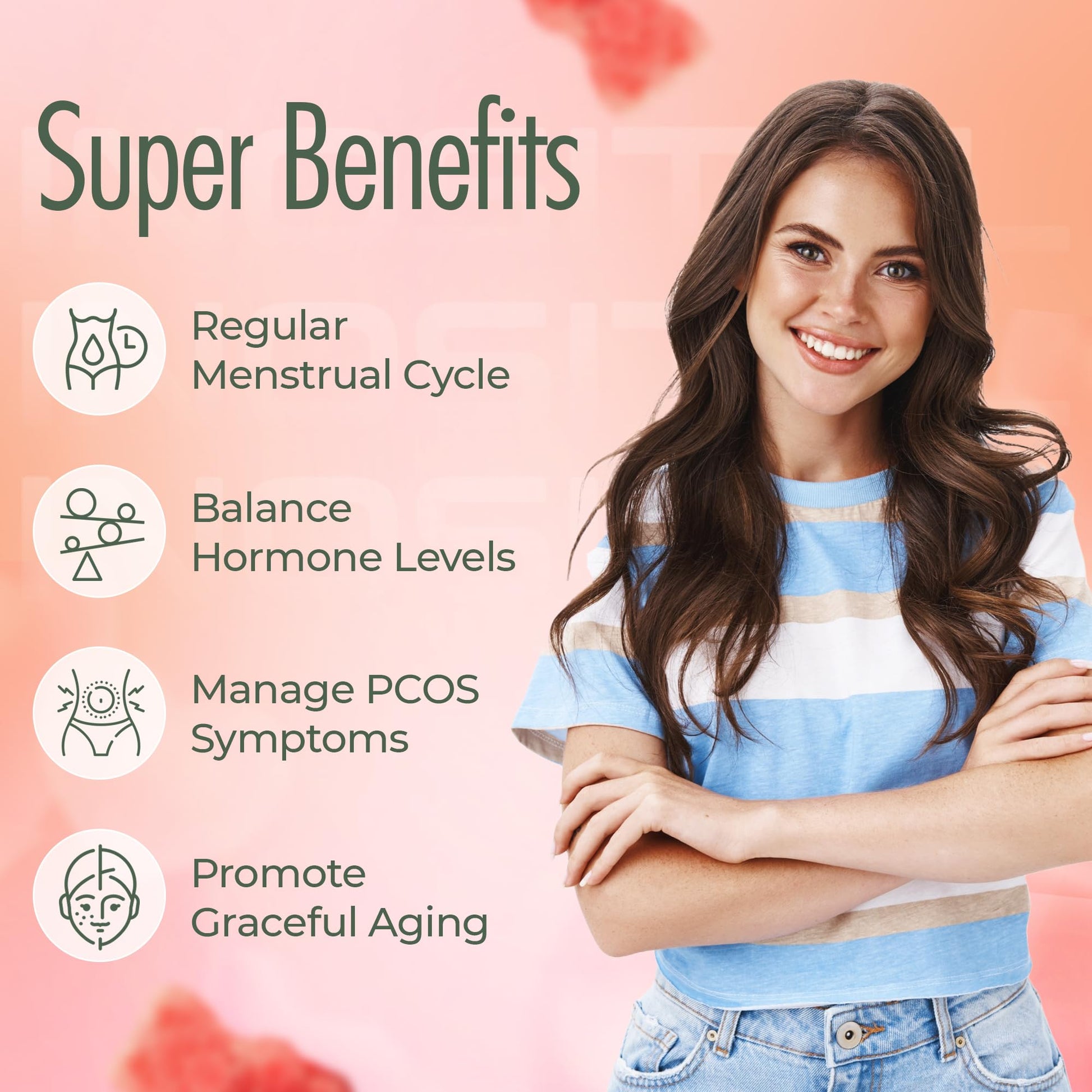 OMNICOAST GOODS, OCG Myo-Inositol & D-Chiro Inositol Gummies with Ashwagandha | PCOS Support | Ovulation & Mood Support, 40:1 Ratio Inositol for Hormone Balance, Sugar-Free, Non-GMO (60 Gummies) OMNICOAST GOODS, OCG uk supplements