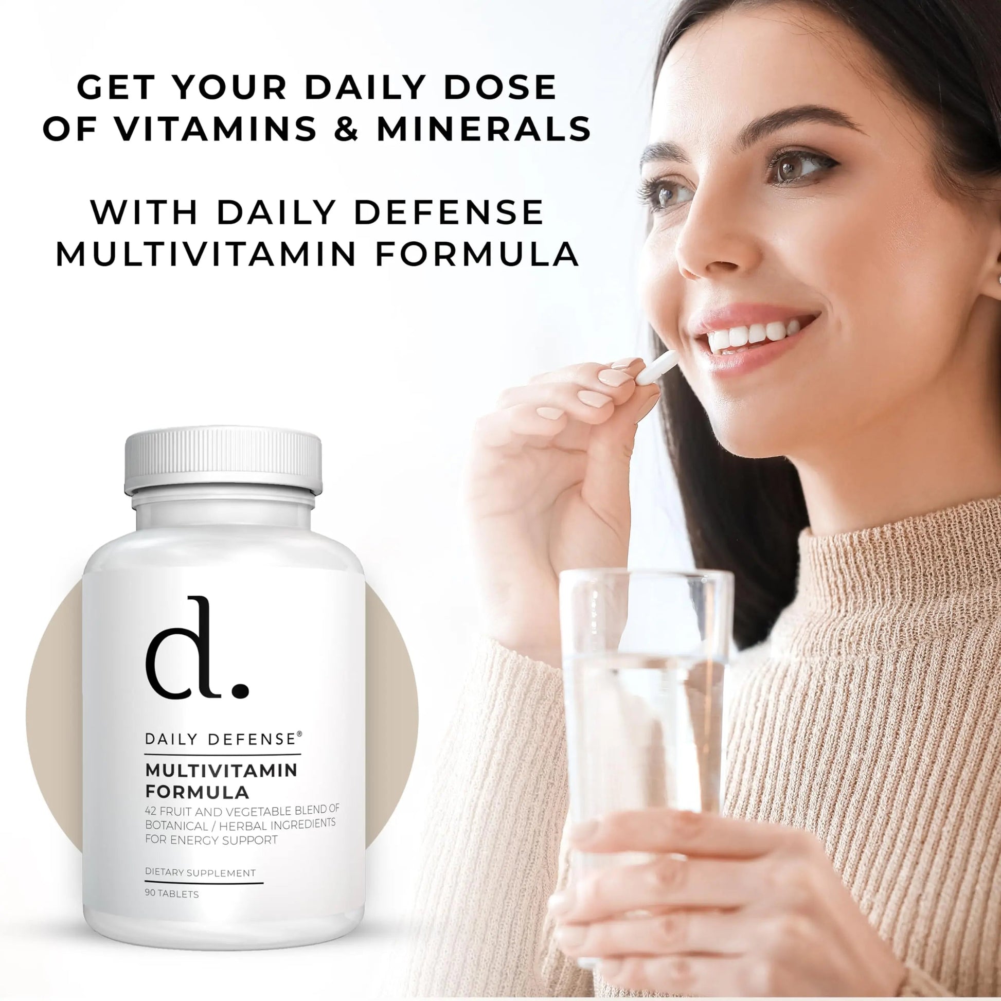 Fruit and Veggies Supplement - Multi Vitamins for Adults w/ Vitamins A, B Complex, D, E, Zinc, Biotin, Calcium - Fruit Vegetable Supplements for Energy & Immunity Support Daily Defense uk supplements