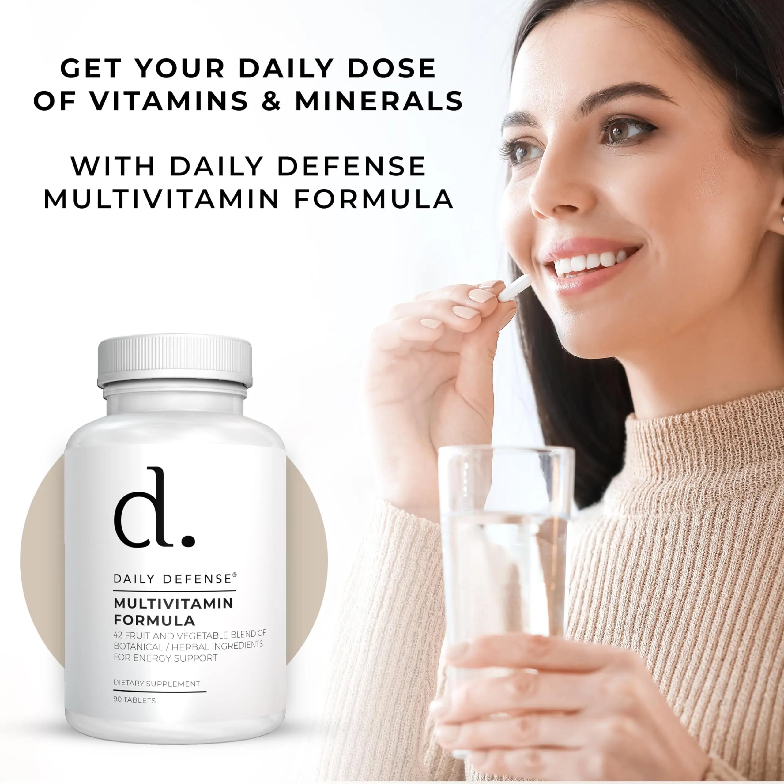Fruit and Veggies Supplement - Multi Vitamins for Adults w/ Vitamins A, B Complex, D, E, Zinc, Biotin, Calcium - Fruit Vegetable Supplements for Energy & Immunity Support Daily Defense uk supplements