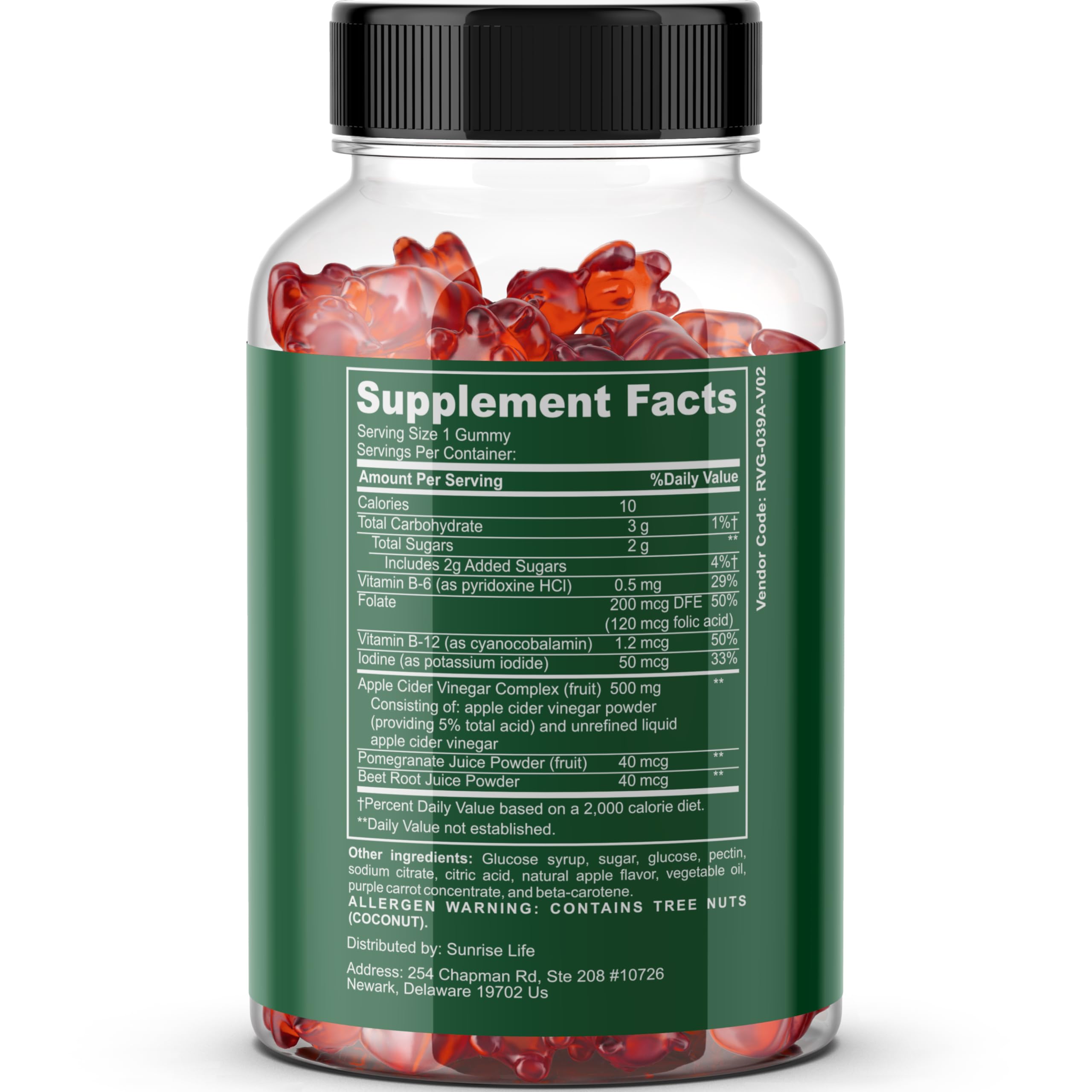 Sunrise Life ACV for Health | Keto Gummies | Weight Loss, Ketosis Support | Pomegranate Sunrise Life uk supplements