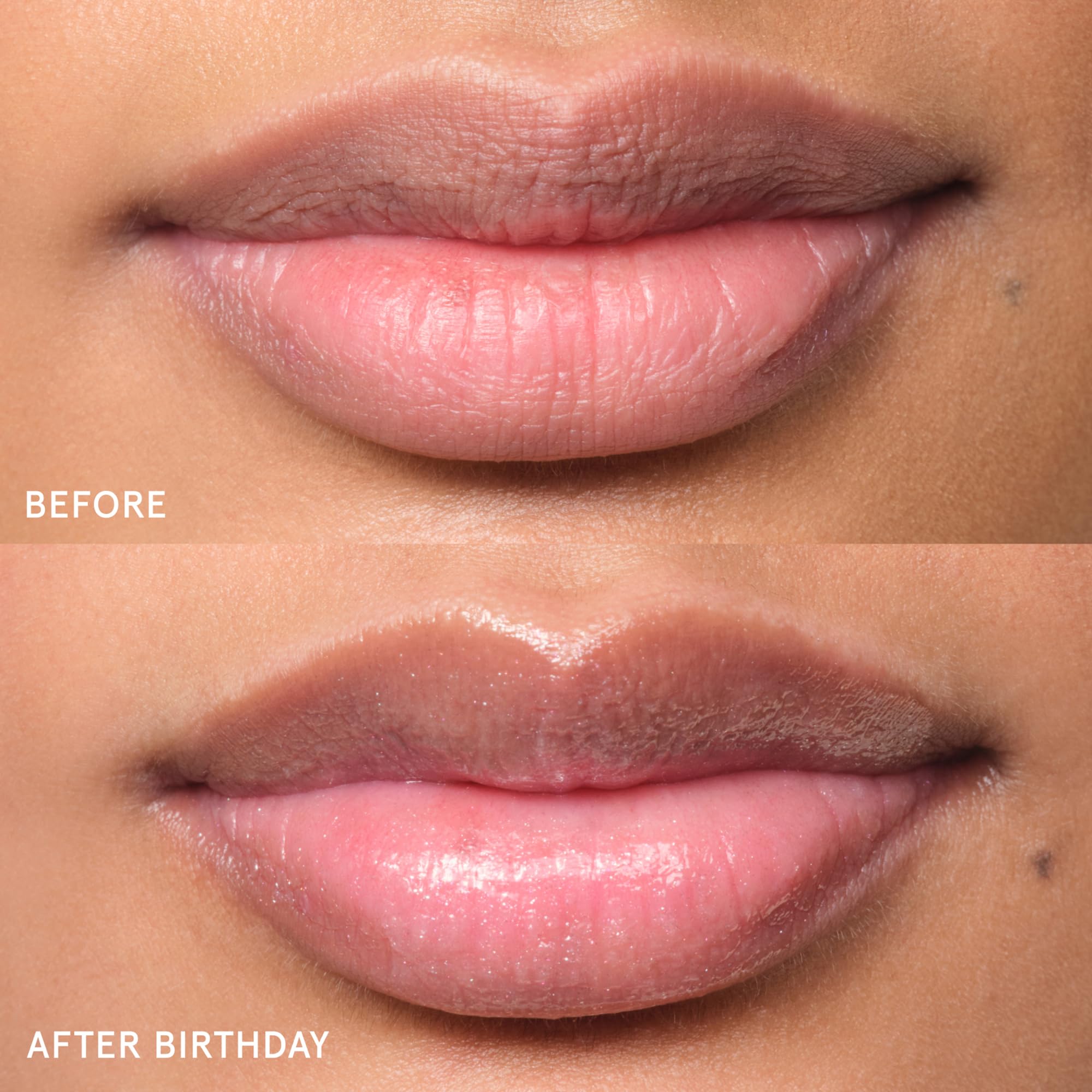 Glossier Balm Dotcom Hydrating Lip Balm - Universal Salve, Up to 12Hr Moisture - Lanolin, Beeswax & Castor Oil for Dry Lips, Cuticles & Skin - Birthday, Clear Soft Shimmer, 15ml Glossier uk supplements