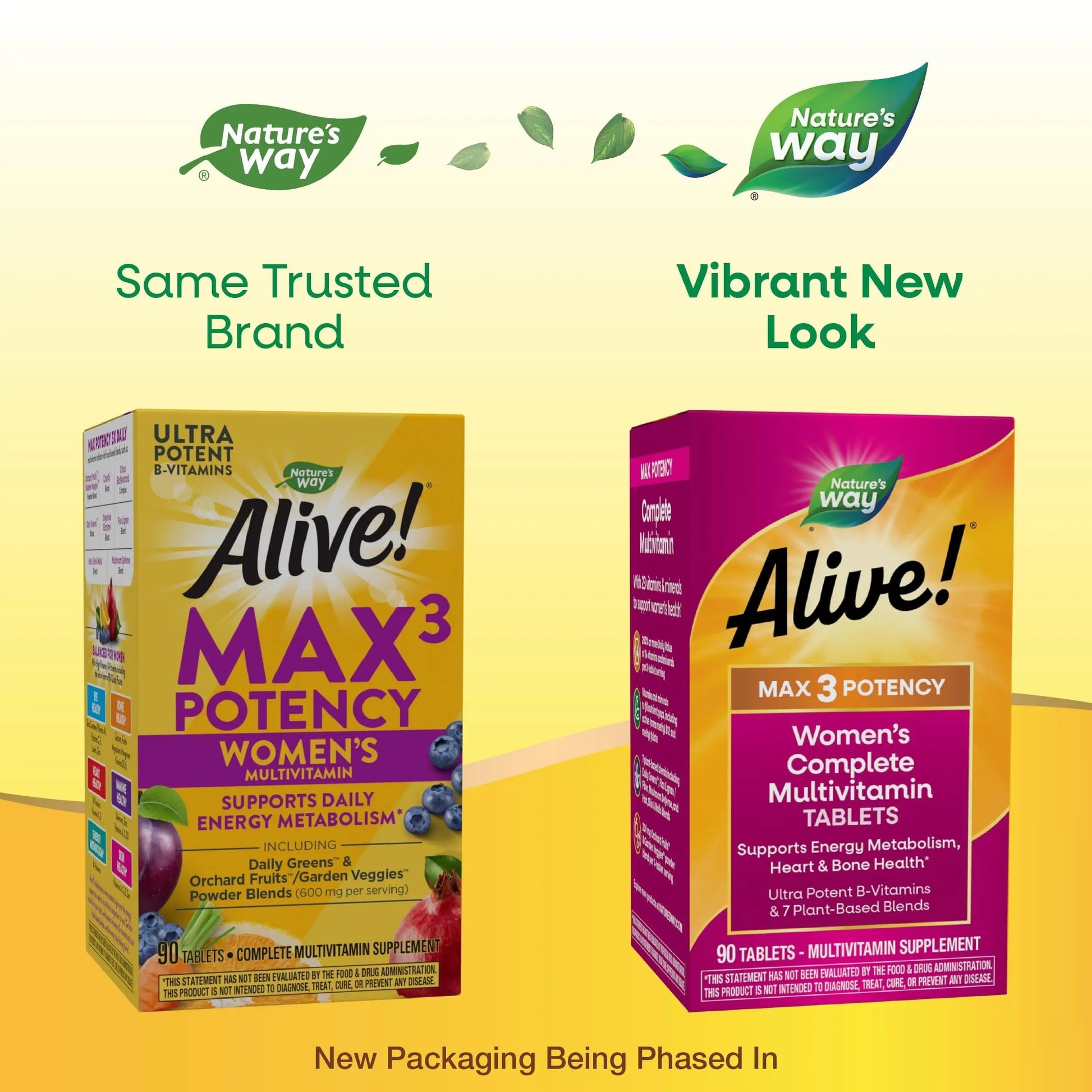 Nature's Way Alive! Max3 Daily Women's Multivitamin, Food-Based Blends (1,130mg per serving) and Antioxidants, 90 Tablets Nature's Way uk supplements