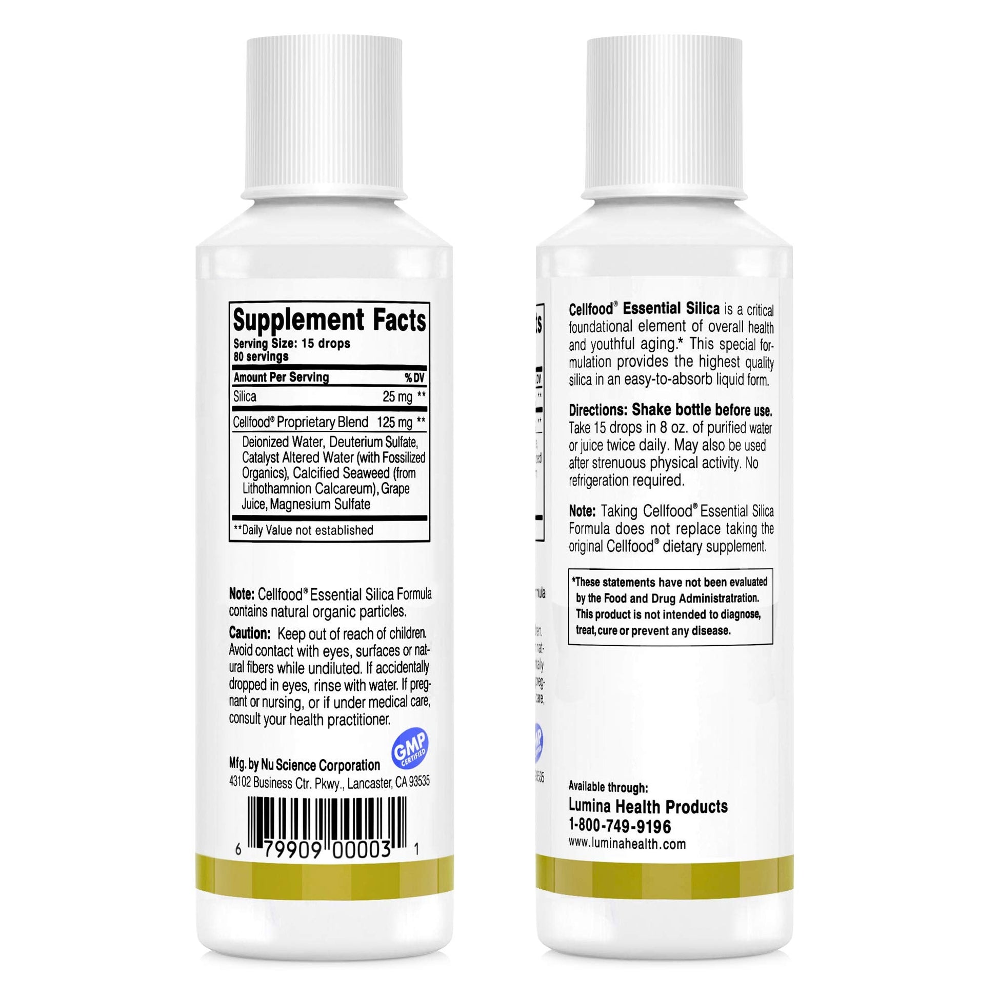 Cellfood Essential Silica Anti-Aging Formula, 4 fl oz - Supports Healthy Bones, Joints, Hair Cellfood uk supplements