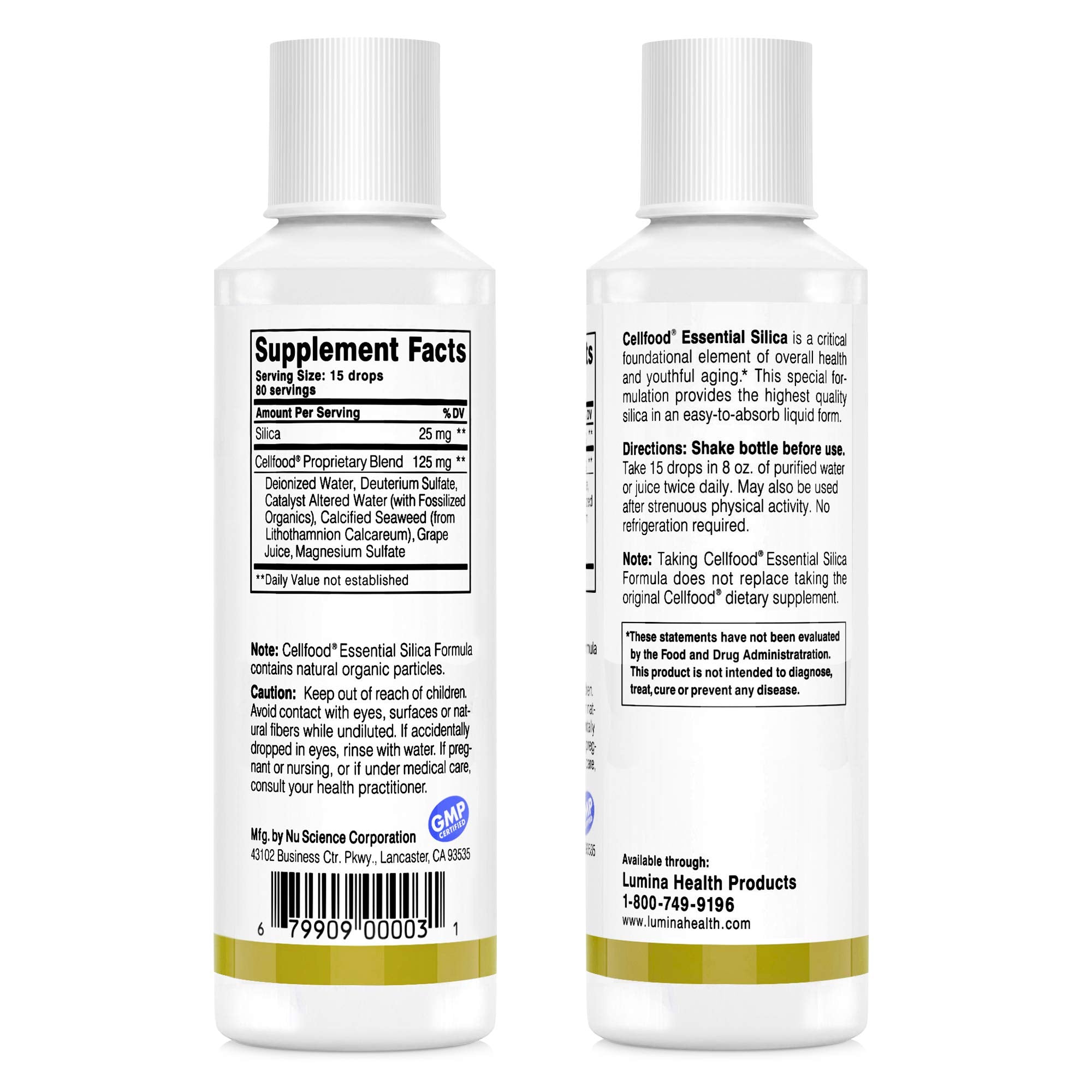 Cellfood Essential Silica Anti-Aging Formula, 4 fl oz - Supports Healthy Bones, Joints, Hair Cellfood uk supplements