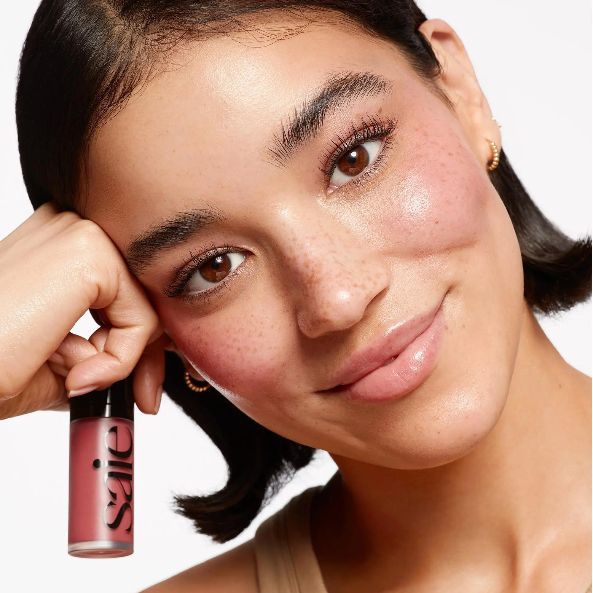 Saie Radiant Glow Duo - Dew Liquid Blush (Chilly, .40 oz) + Glowy Super Gel (Starglow, 1 oz) - Hydrating Cream Blush & Illuminating Primer for a Luminous, Natural Finish Saie uk supplements