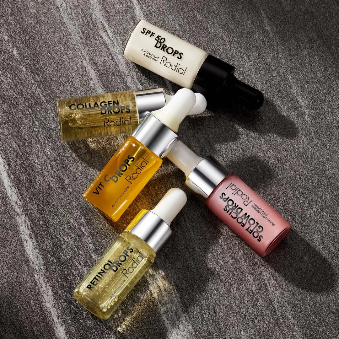 Rodial Soft Focus Glow Booster Drops 0.3 Deluxe fl oz, Illuminating Skin Serum with Glycerin and Antioxidants, Perfectioning and Smoothing Dewy Makeup Base, Weightless Formula Rodial uk supplements