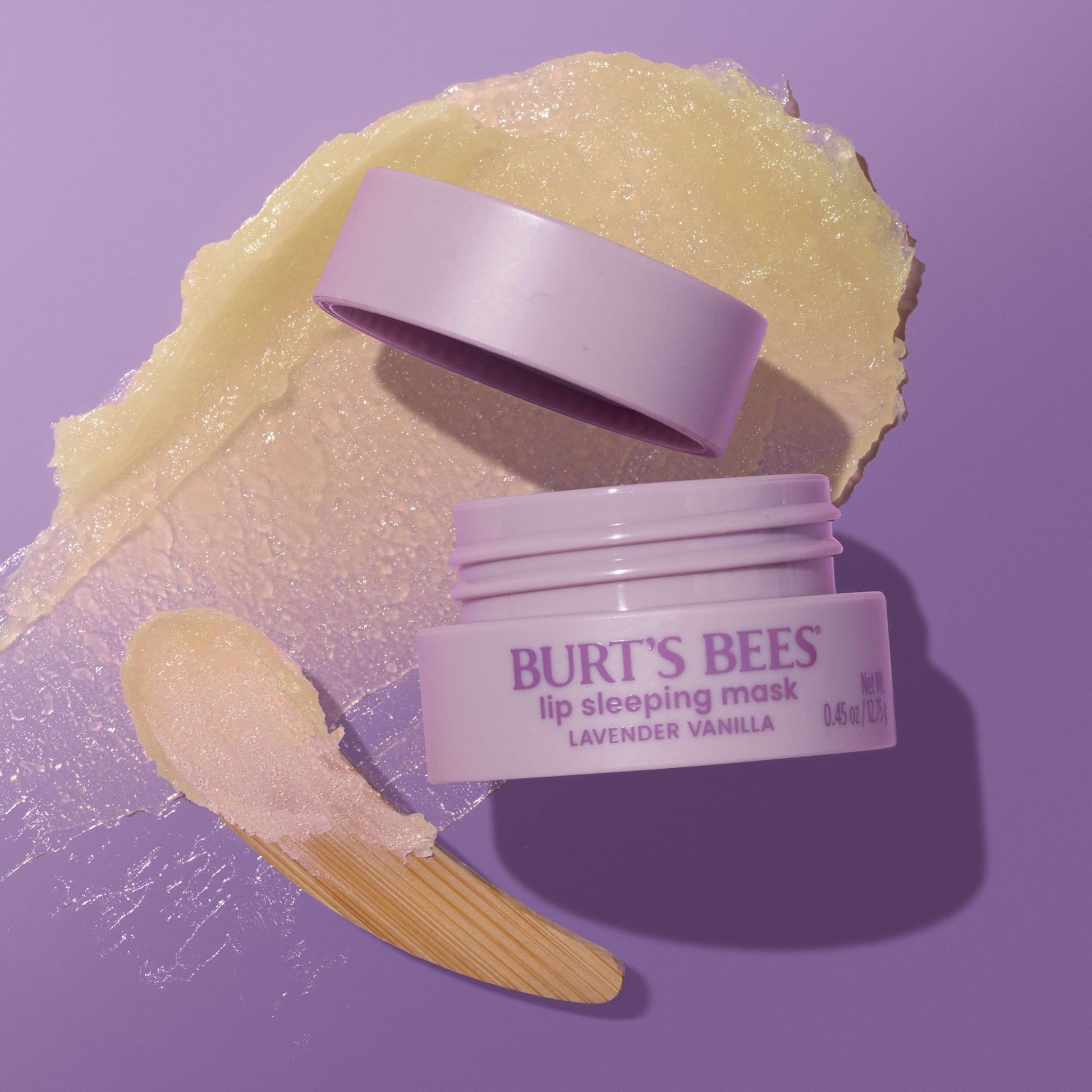 Burt’s Bees Lavender Vanilla Lip Sleeping Mask, With Hyaluronic Acid and Squalane Moisturizer To Instantly Hydrate Lips, Overnight Mask and Treatment, 0.45 oz. Burt's Bees uk supplements
