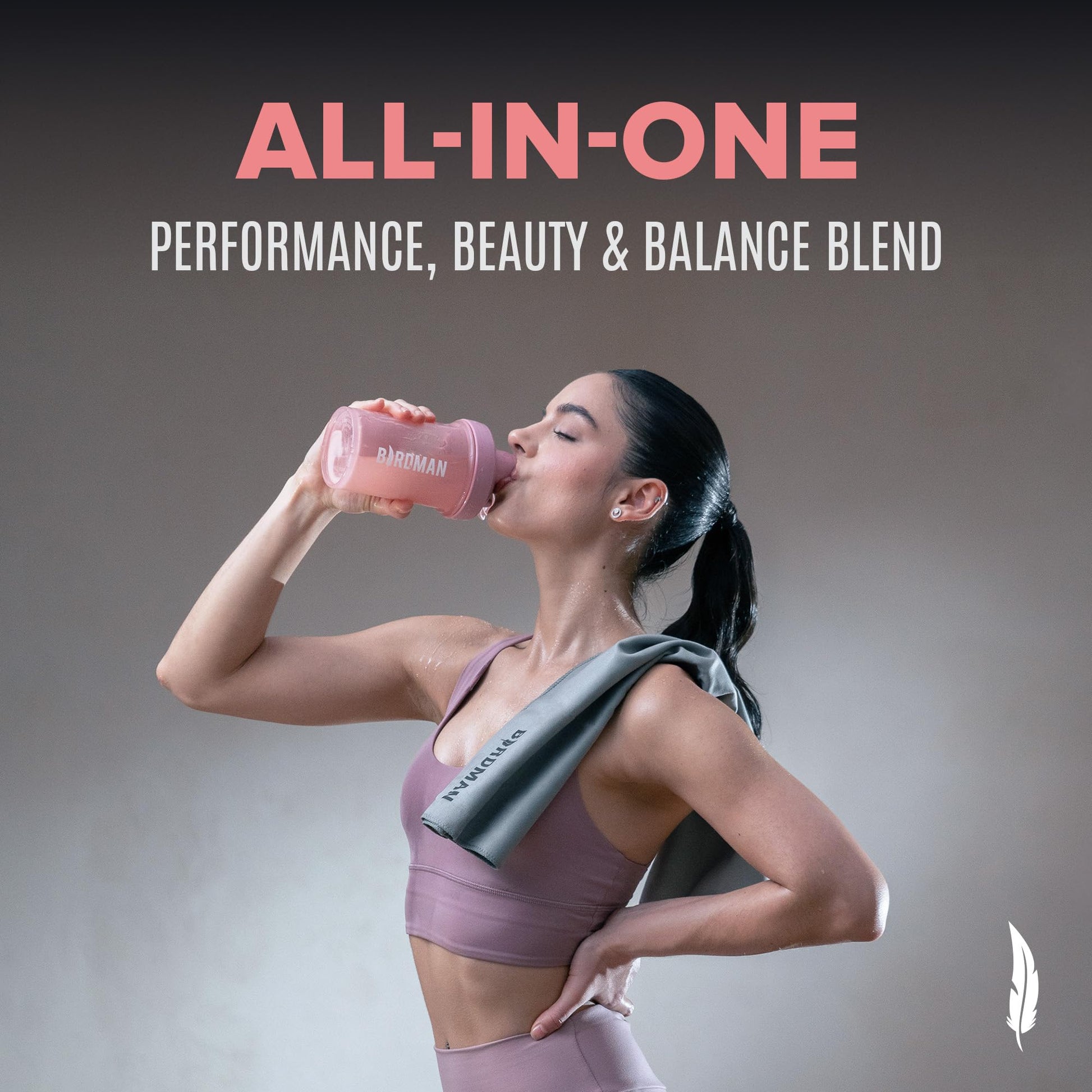 BIRDMAN Creatine for Women | Creatine Monohydrate Powder with Myo & D-Chiro Inositol, Hyaluronic Acid, Zinc, Electrolytes and Vitamins | Sugar Free, Pink Lemonade | 30 Servings BIRDMAN uk supplements