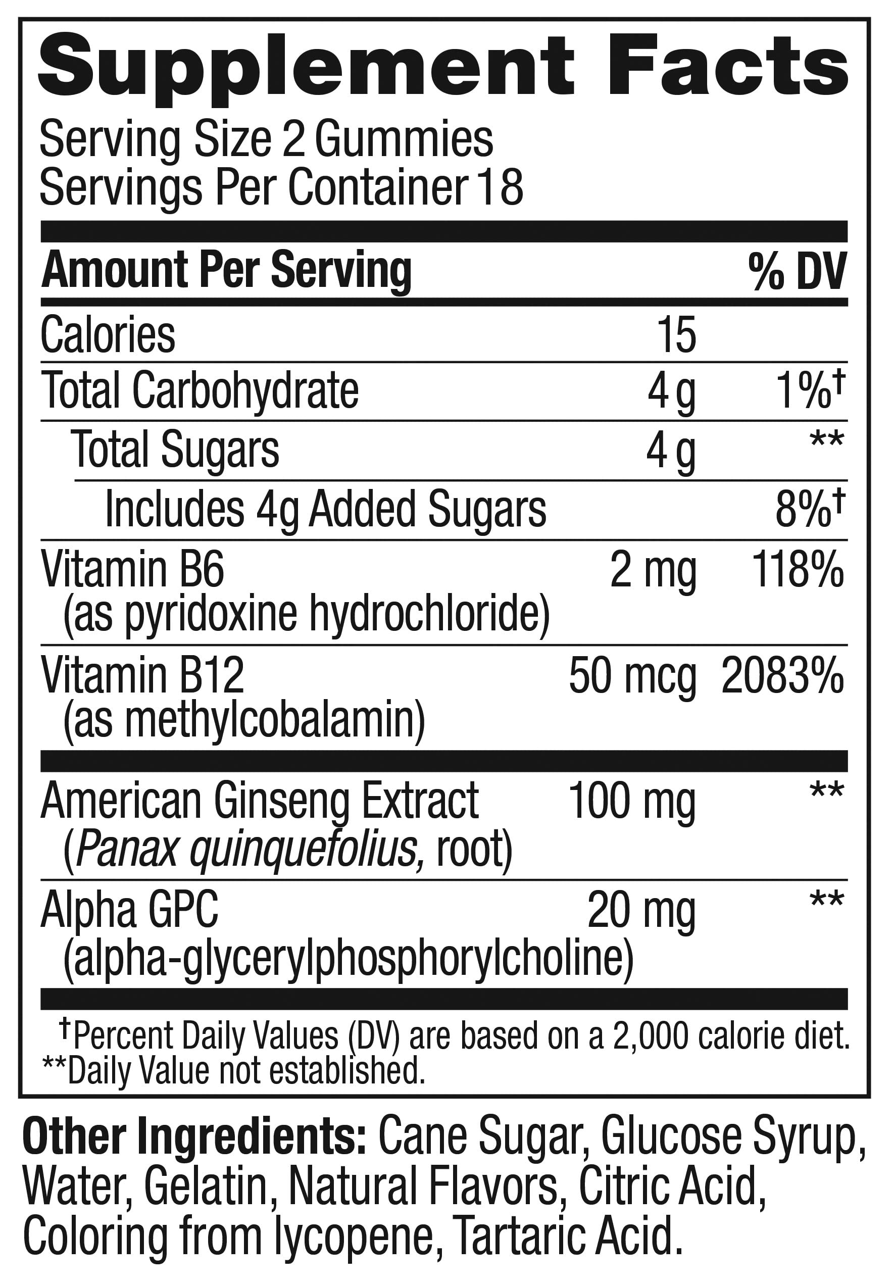 OLLY Laser Focus Gummy, Ginseng, Alpha GPC, B Vitamins, Berry Tangerine Flavor OLLY uk supplements