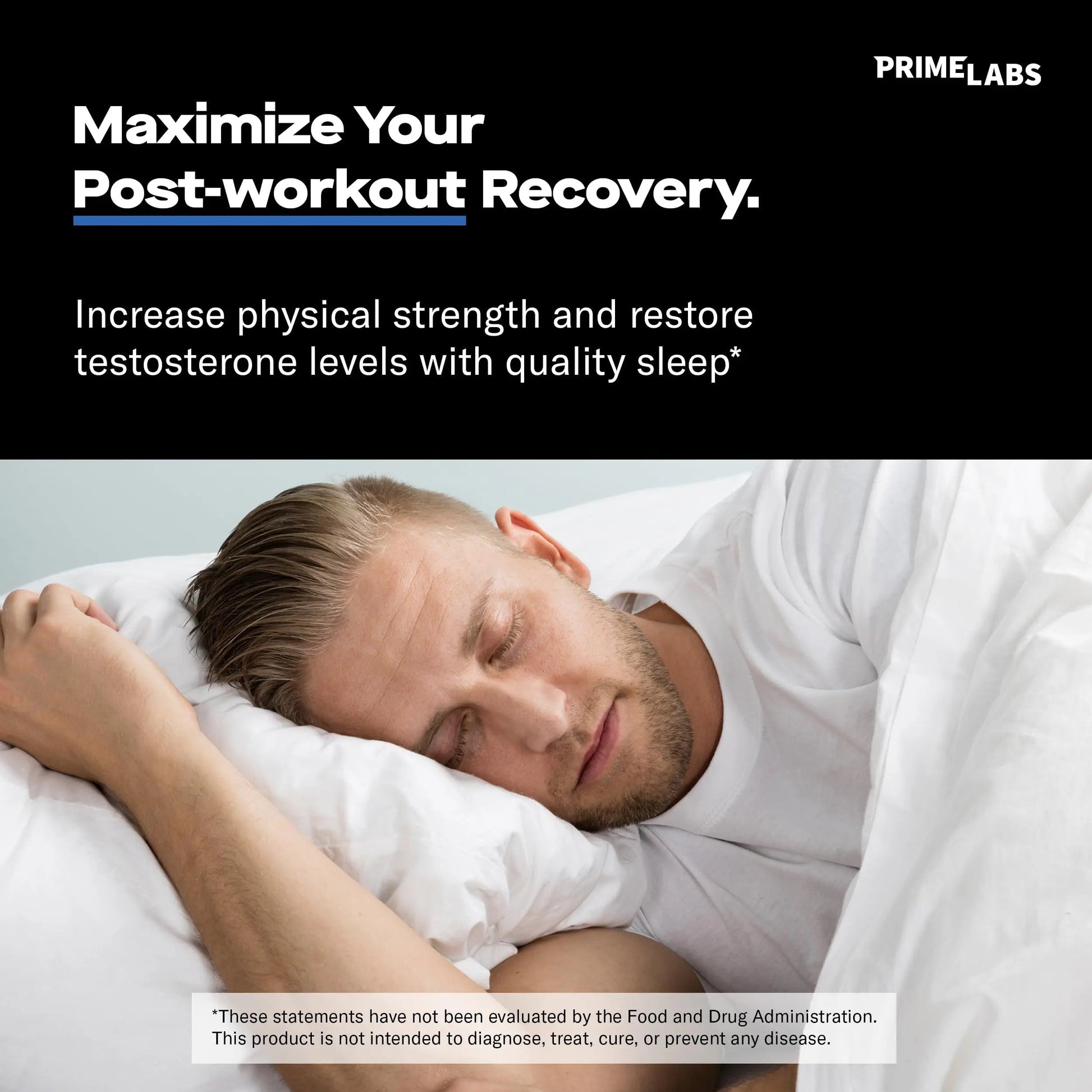 Prime Labs Night Duty - Nighttime Testosterone Booster & Sleep Support - PM Rest & Muscle Recovery Supplements - 60 Count Prime Labs uk supplements