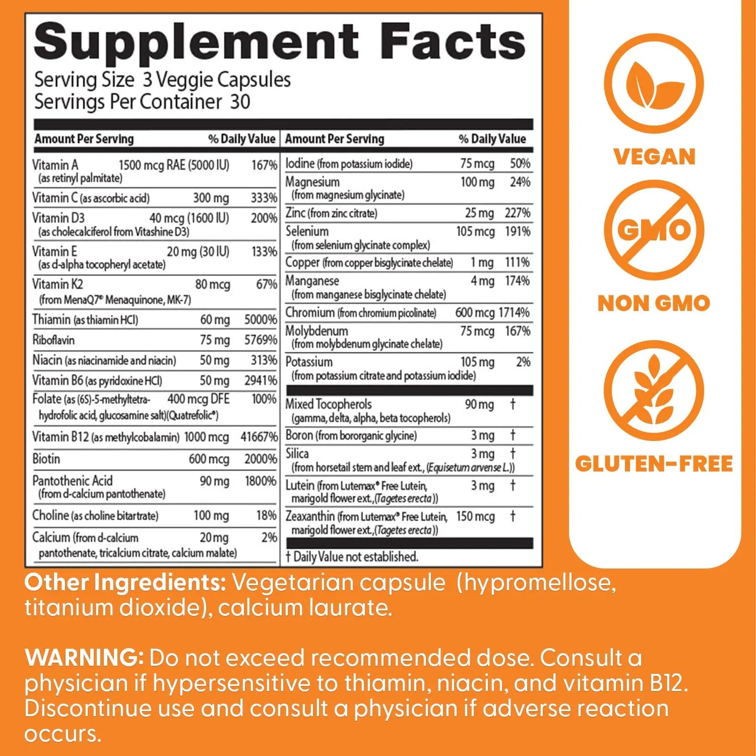 Doctors Best Multi-Vitamin Mineral Complex, Comprehensive Health Support, Non-GMO, Gluten Free, Vegan 90 Veggie Capsules Doctor's BEST uk supplements