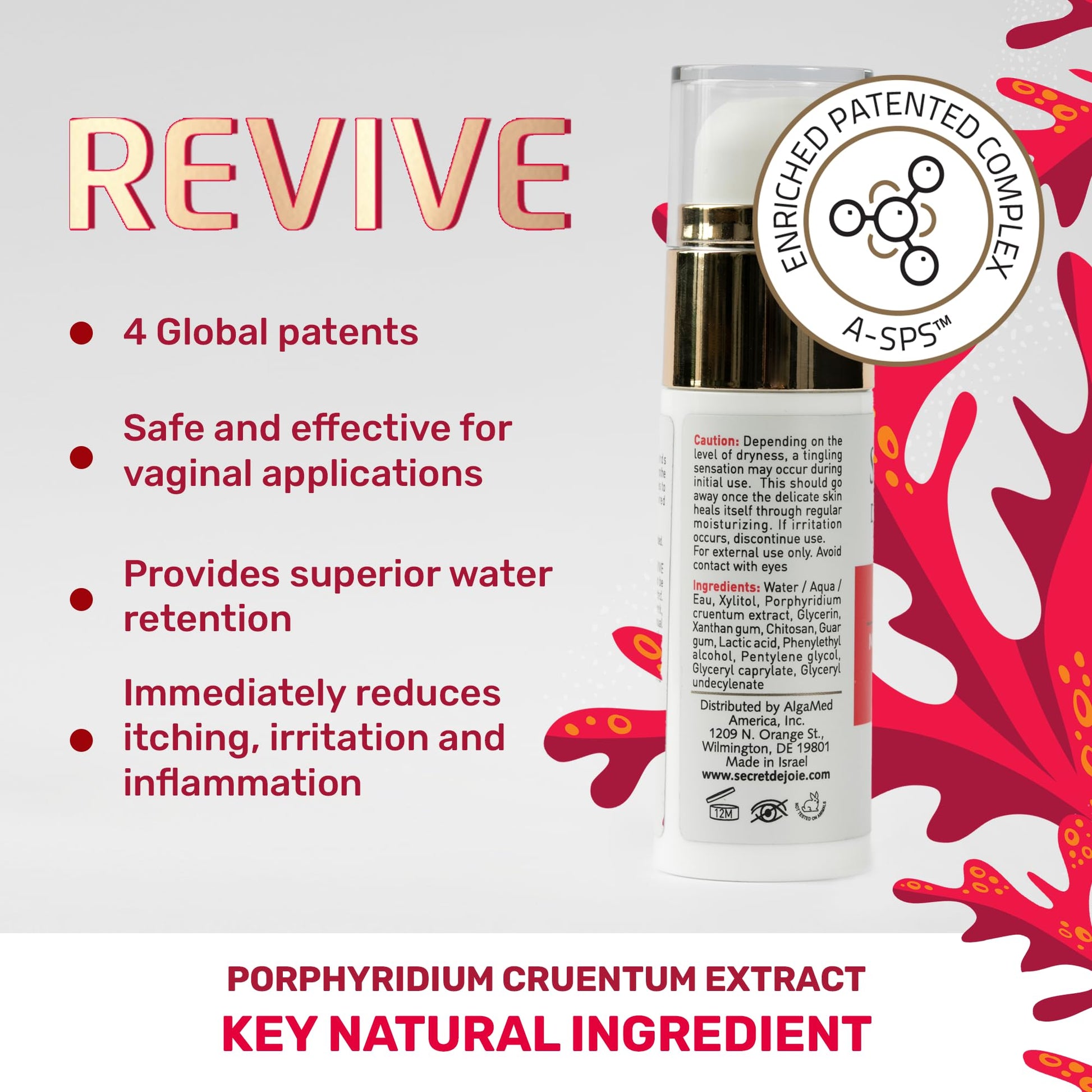 SECRET DE JOIE REVIVE Vaginal Moisturizer for Women - Long-Lasting Dryness & Discomfort Relief SECRET DE JOIE uk supplements