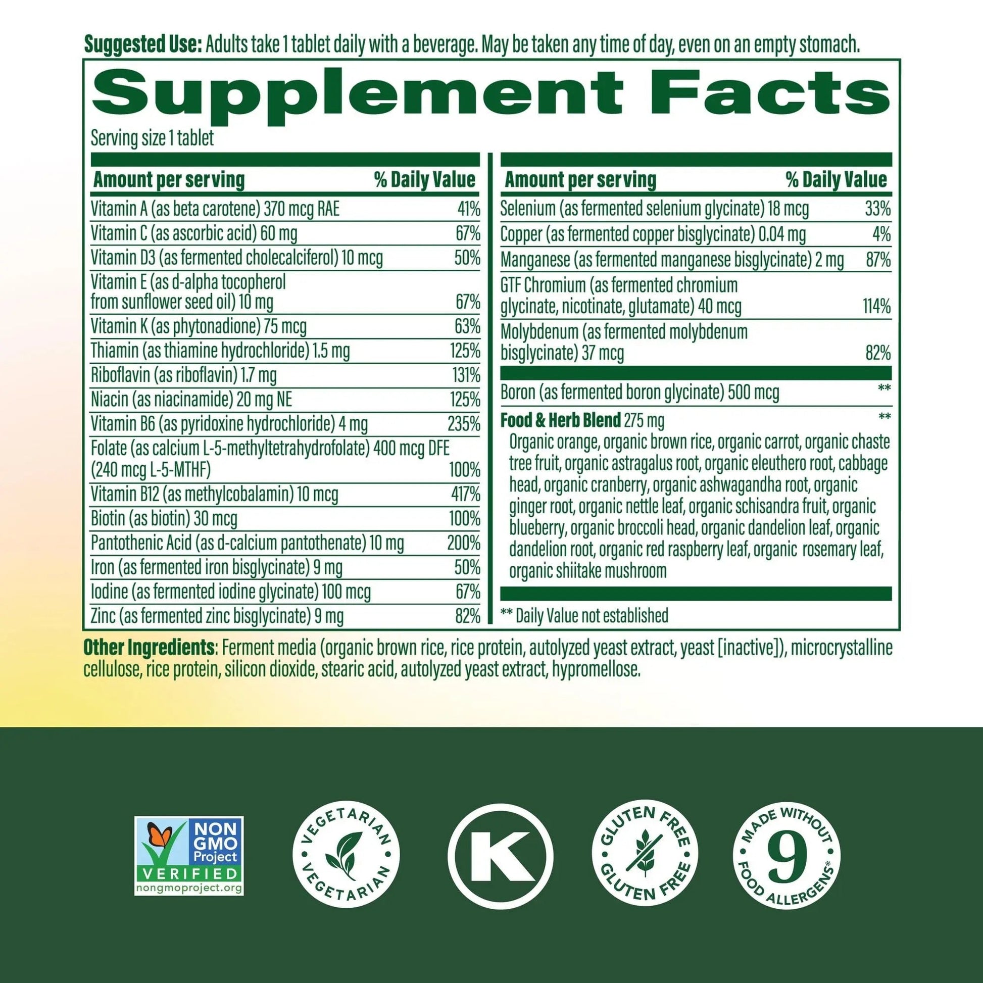 MegaFood Womens Multivitamin One Daily - Multivitamin for Women - Vitamin C, Vitamin D, Iron & B Vitamins - Bone MegaFood uk supplements