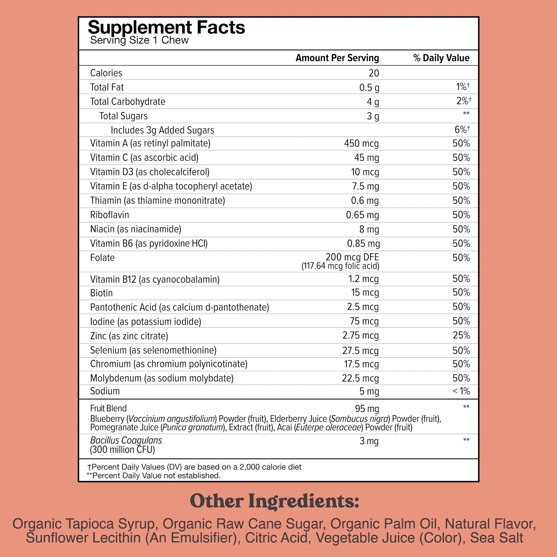 Chewsy Kids’ Multivitamin, Delicious Candy-Style Daily Vitamin Chews + Probiotics + Superfoods, Wild Berry Flavor Chewable Fruity Supplement Chews CHEWSY uk supplements