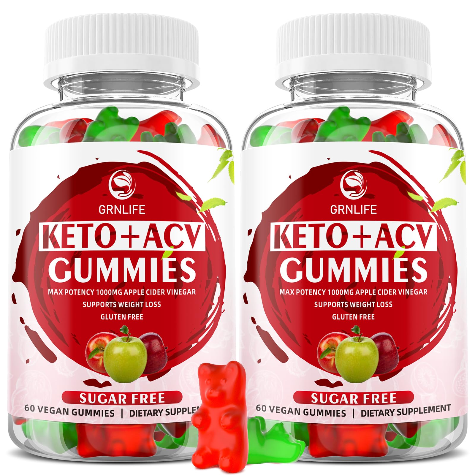 Keto ACV Gummies Advanced Weight Loss, 1000MG Apple Cider Vinegar Gummies Supple GrnLife uk supplements
