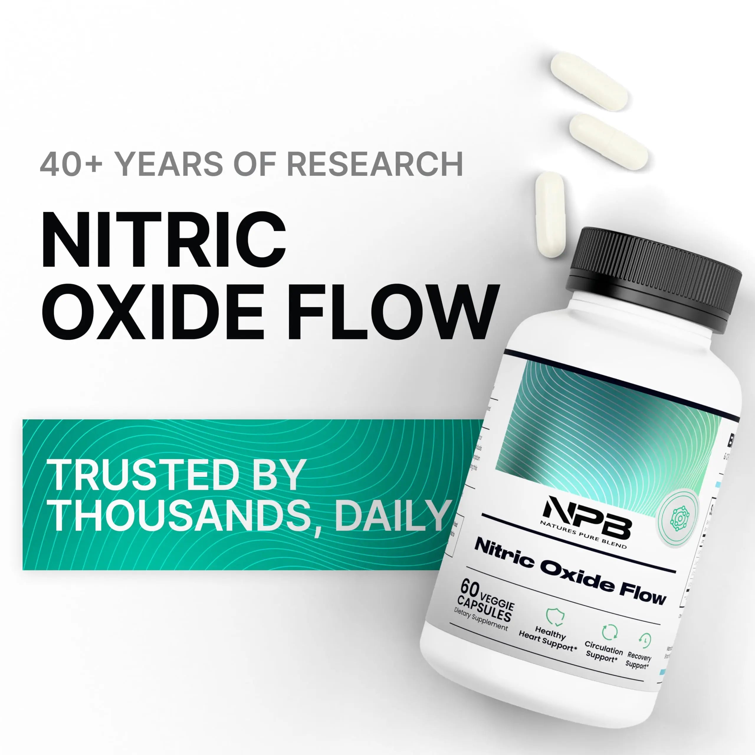 Nature's Pure Blend Nitric Oxide Supplements for Men – L-Arginine L-Citrulline – Heart Support & Flow Circulation Booster – 1500MG L Arginine and L Citrulline, Preworkout, Bodybuilding Nature's Pure Blend uk supplements