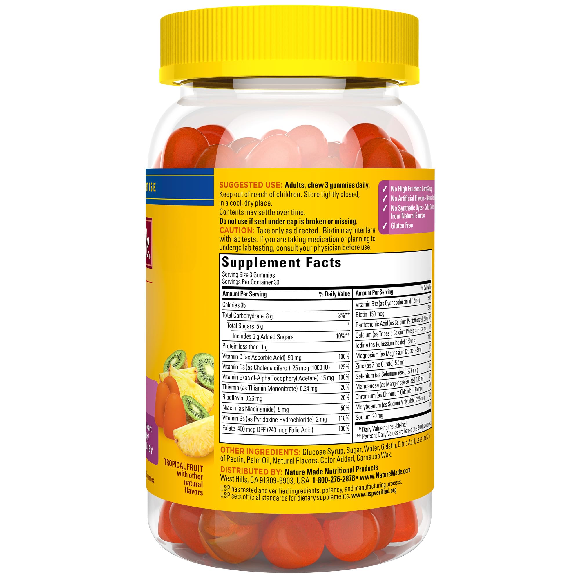 Nature Made Advanced Womens Gummy Multivitamins with Magnesium Citrate, Calcium, B Vitamins, Multivitamin Gummies for Women, 90 Multi Vitamin Gummies, 30 Day Supply Nature Made uk supplements