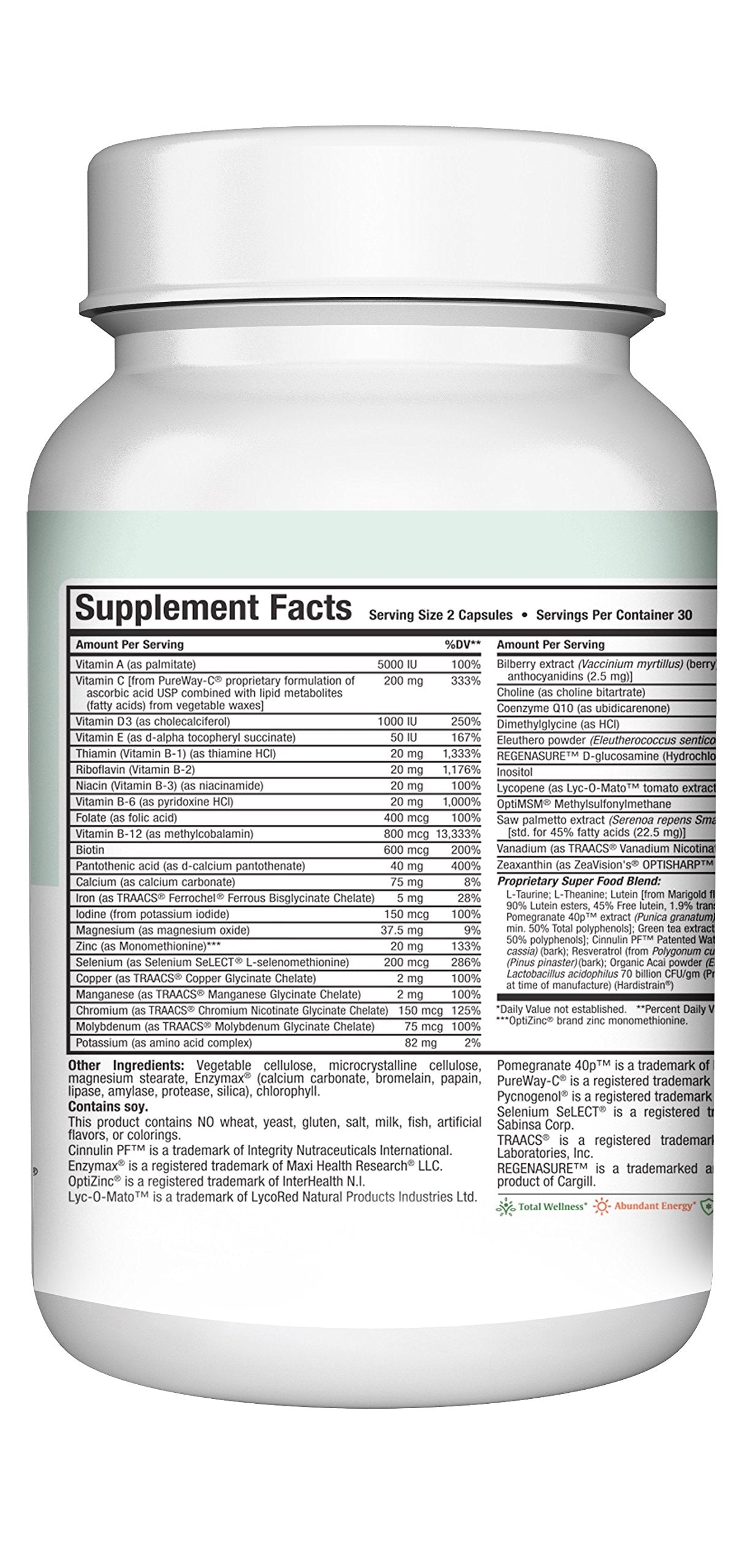 Mens Multivitamin 50 Plus – Daily Multivitamin for Men Over 50 with Vitamin B12, A, D, C, Zinc, Magnesium & More – Energy, Immune & Heart Support Mens Multi Vitamins - Non-GMO – 60 Capsules Maxi Health uk supplements
