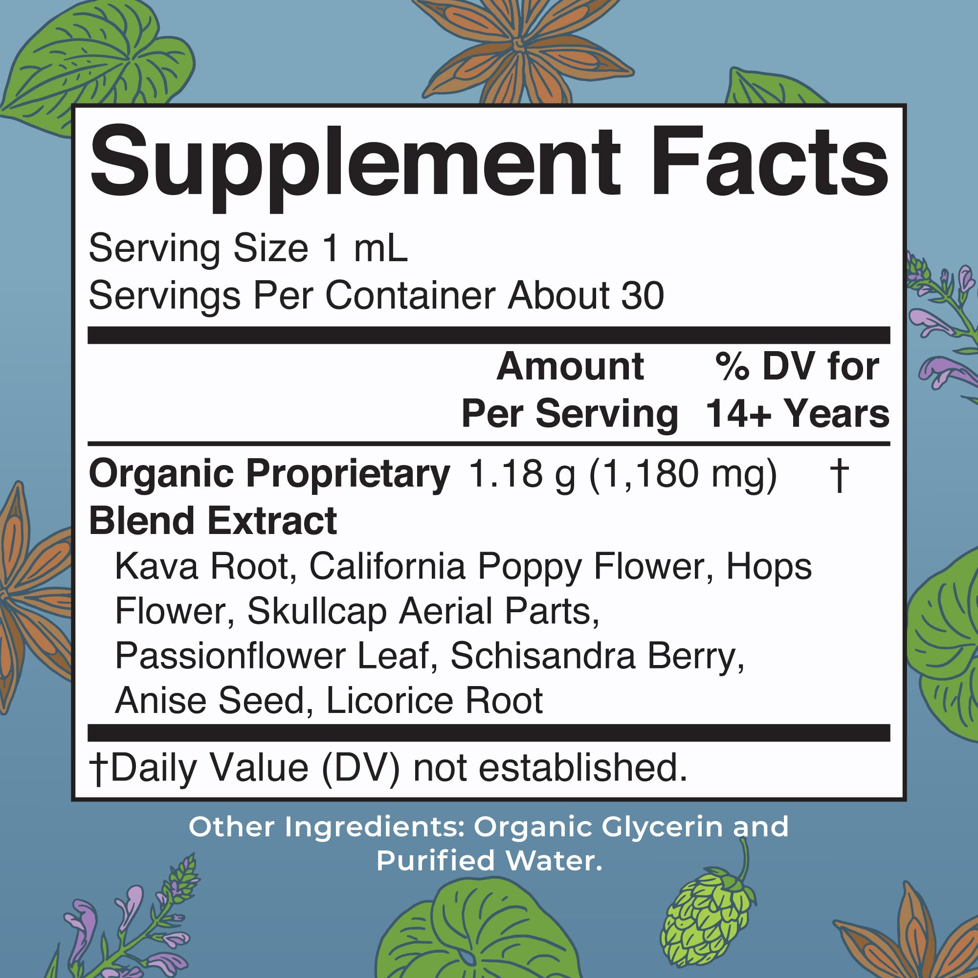 MaryRuth Organics, Herbal Supplement Drop, Calmness & Relaxation, Pack of 1, USDA Kava Root, Sugar/Gluten Free, Support Sleep, Calm & Stress Relief, Vegan, Non-GMO, 30 Servings MARYRUTH'S uk supplements