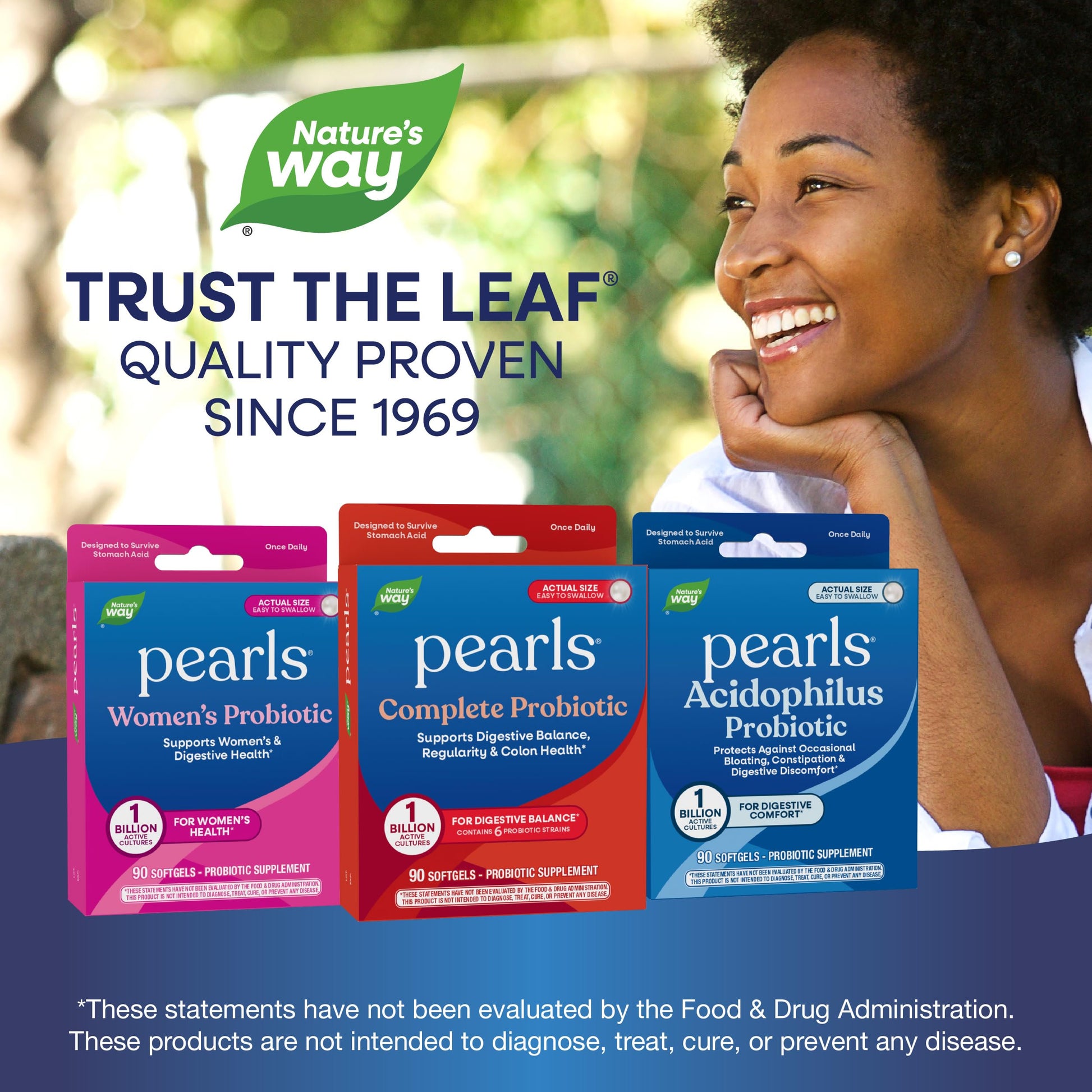 Nature's Way Probiotic Pearls Complete, 1 Billion Live Cultures, 90 Softgels Nature's Way uk supplements