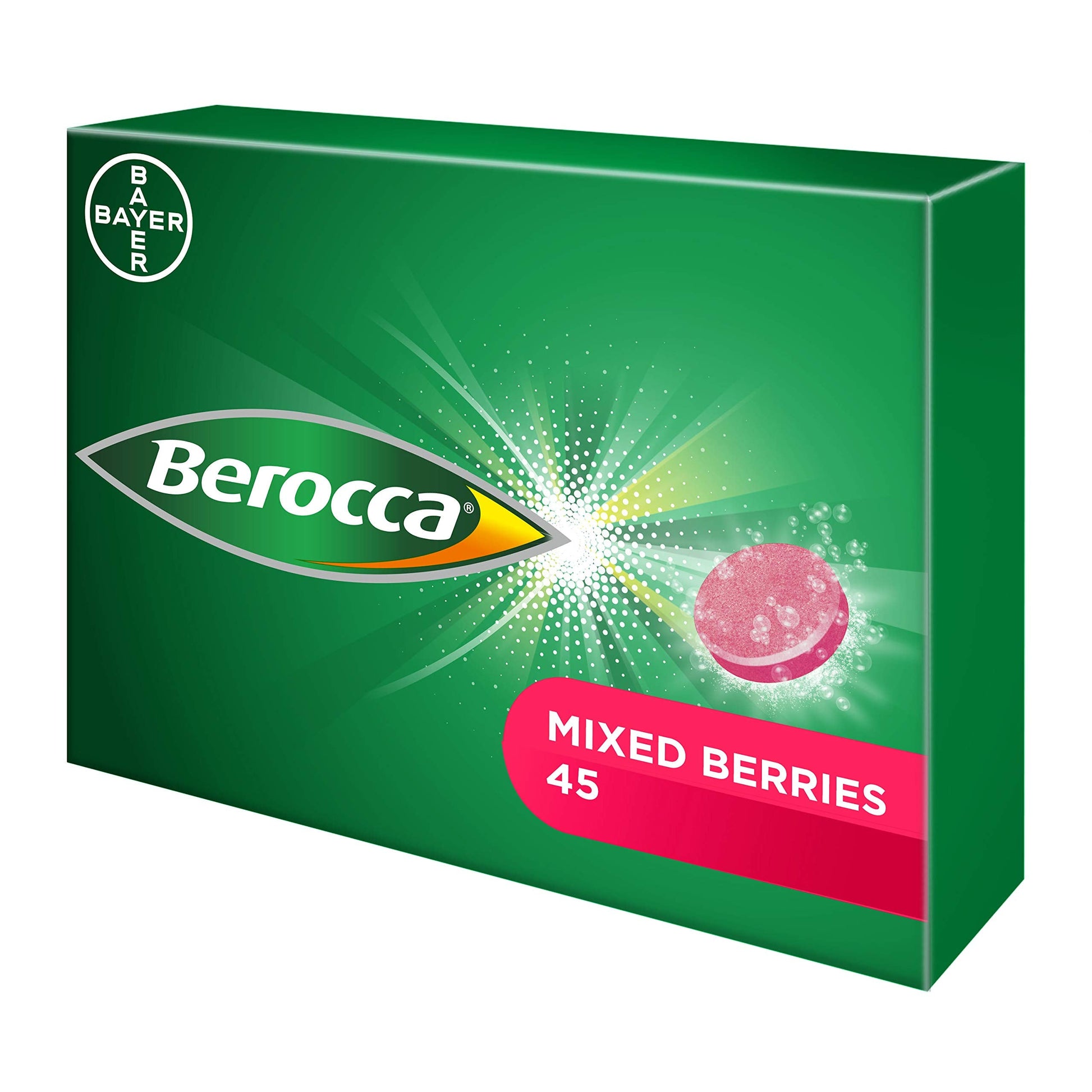Berocca Vitamin C Effervescent Tablets, with Magnesium, Vitamin B12 and Vitamin B Berocca uk supplements