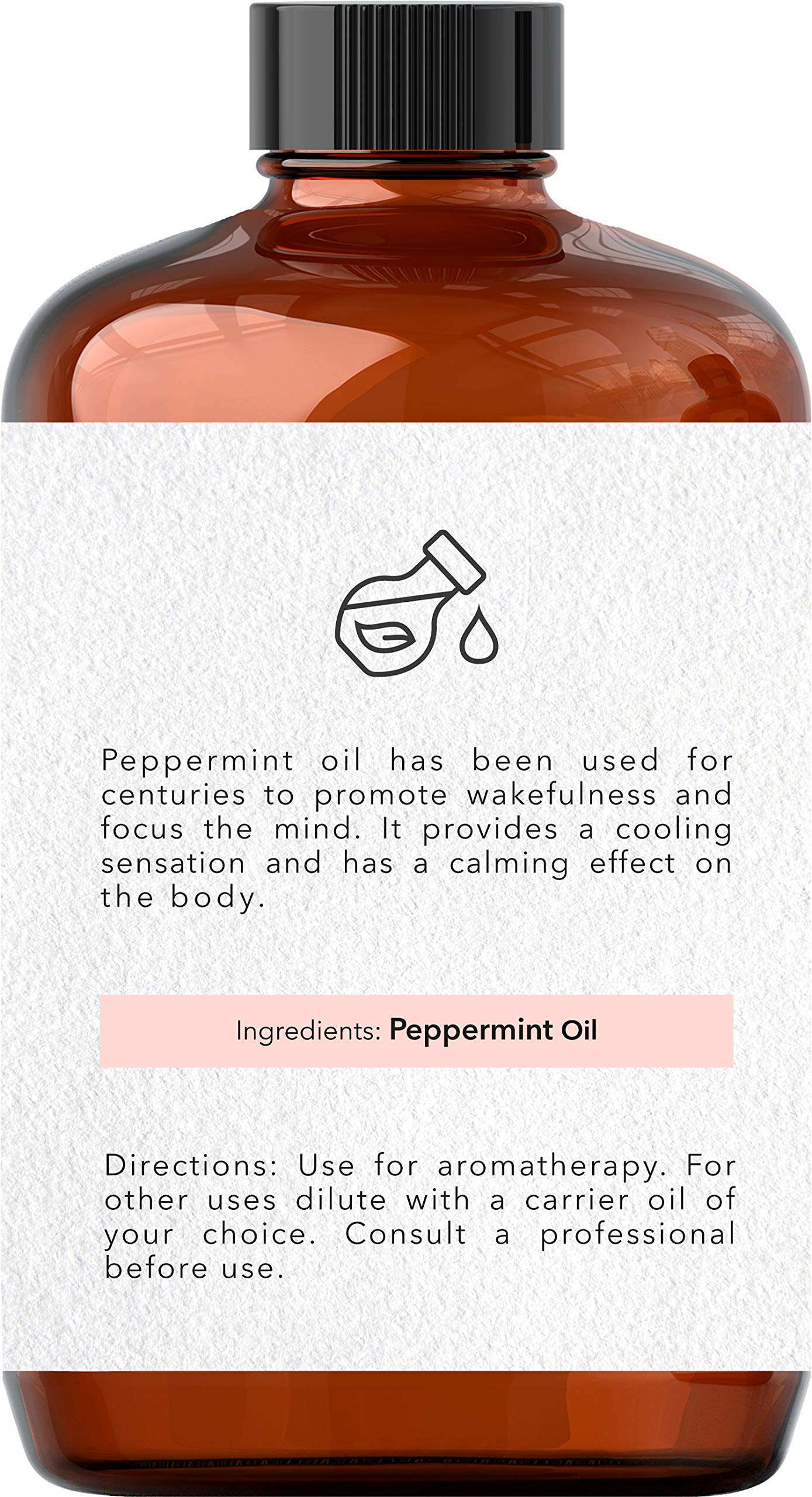 Brooklyn Botany Peppermint Essential Oil - Huge 4 Fl Oz - 100% Pure and Natural - Premium Grade Brooklyn Botany uk supplements