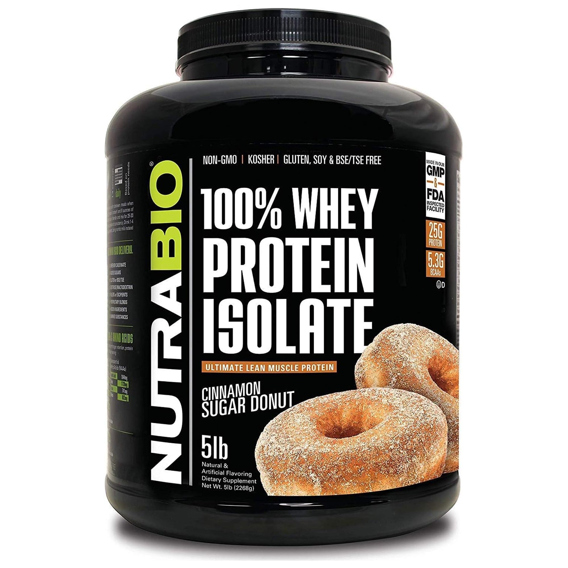 NutraBio Whey Protein Isolate Supplement – 25g of Protein Per Scoop with Complete NutraBio uk supplements