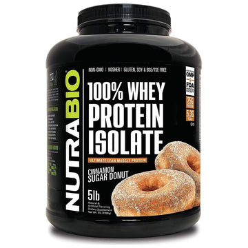 NutraBio Whey Protein Isolate Supplement – 25g of Protein Per Scoop with Complete NutraBio uk supplements