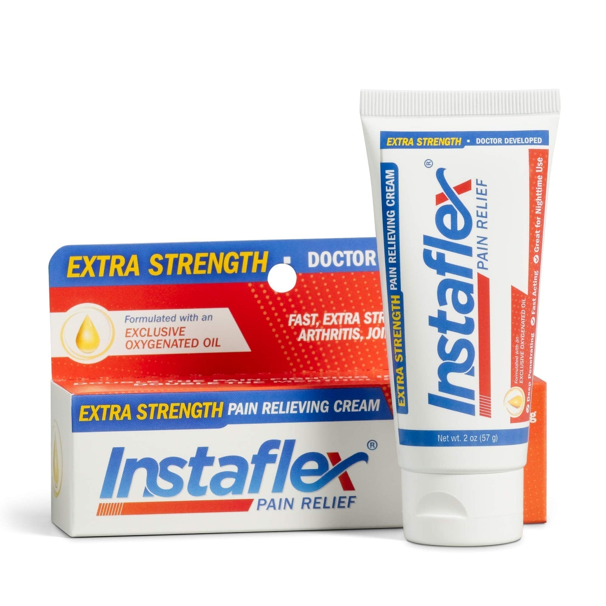 Healthy Directions Instaflex Extra Strength Pain Relief Cream, with 2X The Pain-Fighting Ingredients, Rubs Out Your Toughest Muscle & Joint Pain (2 oz) Instaflex uk supplements