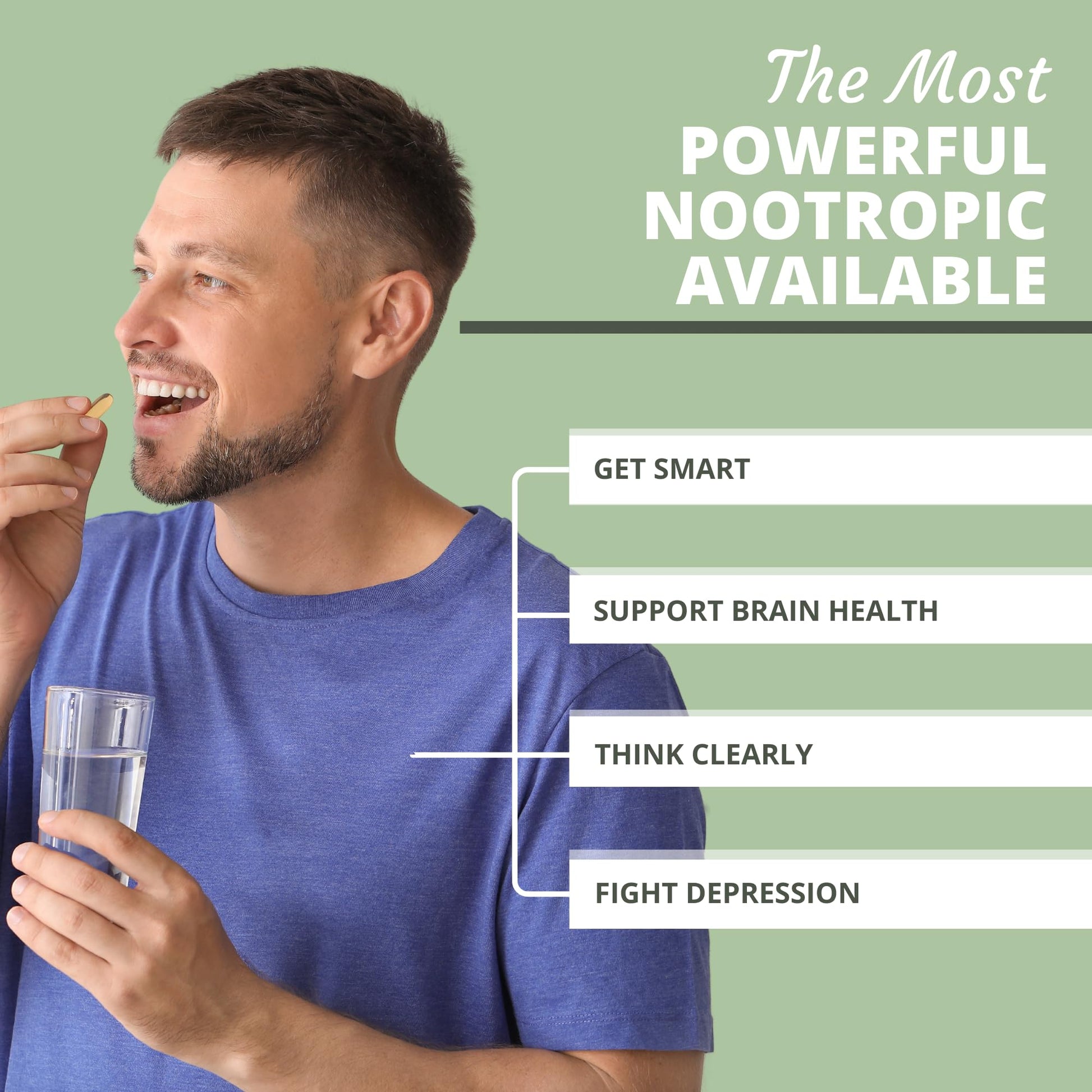Optimal Health Systems Brain | Most Comprehensive Nootropic + Enzyme Delivery | 700 mg Scientific Neuroenhancment Blend | Boost Mood, Memory & Focus | 90 Capsules Optimal Health Systems uk supplements