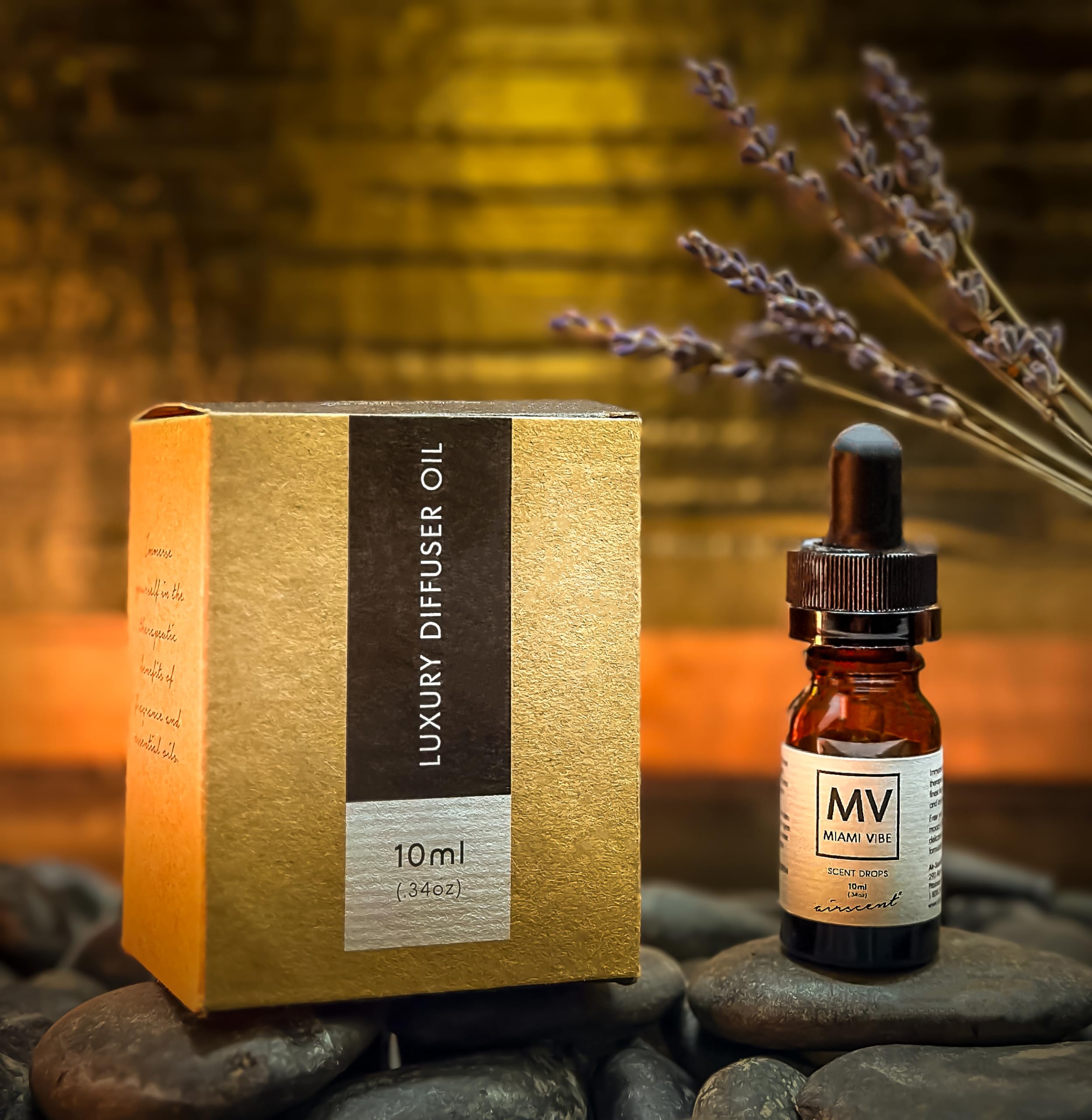 Miami Vibe Diffuser Oil - Air-Scent Fragrance for Aroma Oil Diffusers - 10 Milliliter (.34 fl oz) Bottle Air-Scent uk supplements