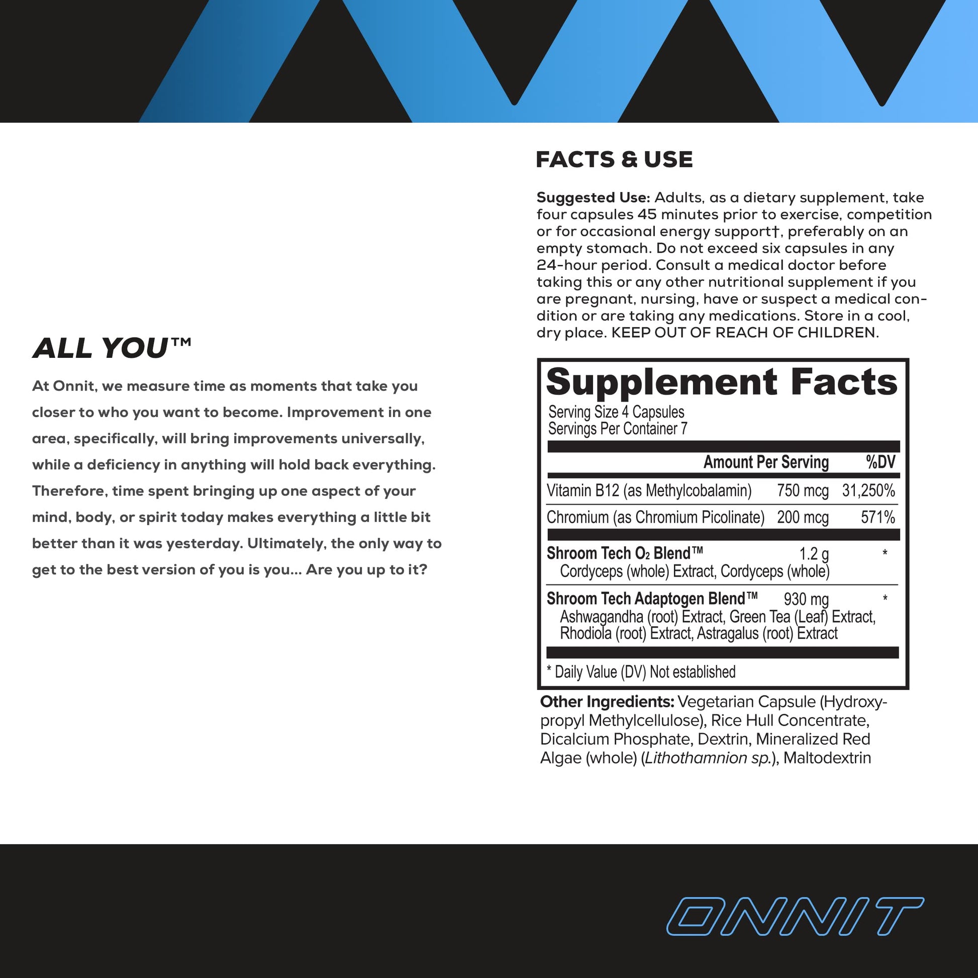 Onnit Shroom Tech SPORT: Clinically Studied Preworkout Supplement with Cordyceps ONNIT uk supplements