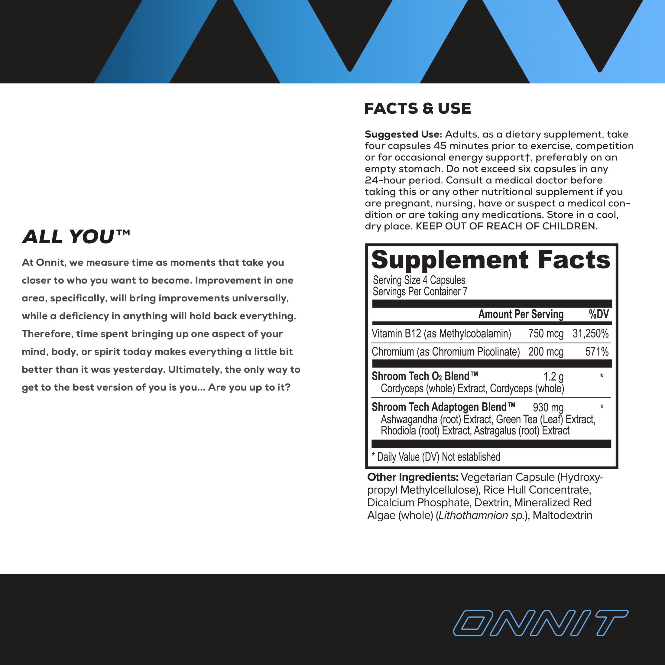 Onnit Shroom Tech SPORT: Clinically Studied Preworkout Supplement with Cordyceps ONNIT uk supplements