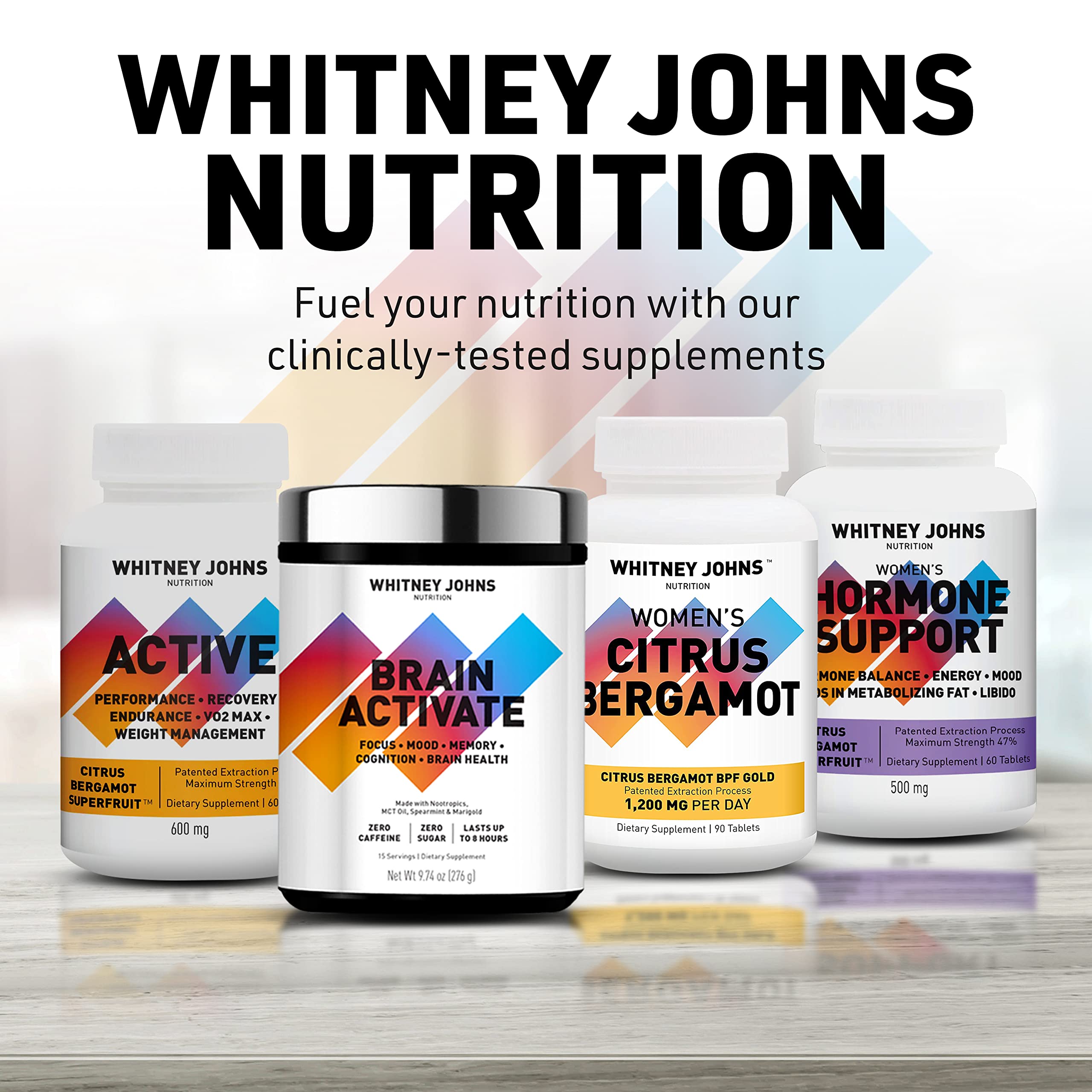 Whitney Johns Citrus Bergamot for Women, Clinically Tested Bergamot Supplement Specifically Formulated for Womens Health and Wellness, Antioxidant, 1200mg, 90 Tablets Whitney Johns uk supplements