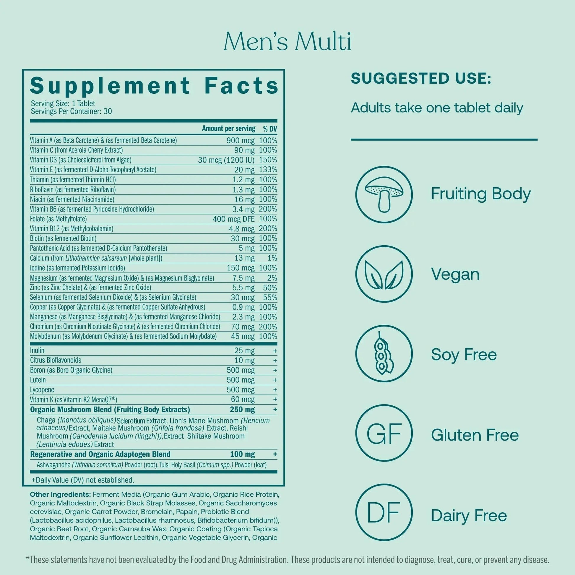 True Grace One Daily Men’s Multivitamin (30 Vegan Tablets) + One Daily Women’s Multivitamin (30 Vegan Tablets) - Non-GMO & Gluten Free - 30-Day Supply of Each True Grace uk supplements