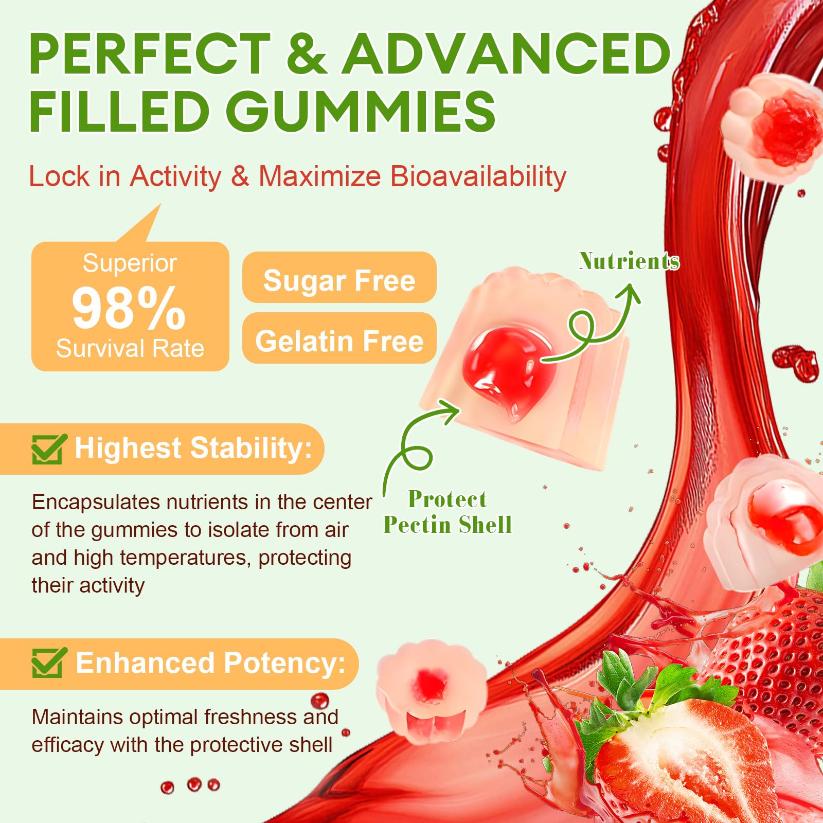 (2 Packs) Totaria Sugar Free 5-in-1 Probiotic Prebiotic Postbiotic Gummy, Probiotics for Women Men with Digestive Enzymes, Peppermint, Complete Immune, Gut & Digestive Support, Vegan Strawberry Flavor Totaria uk supplements