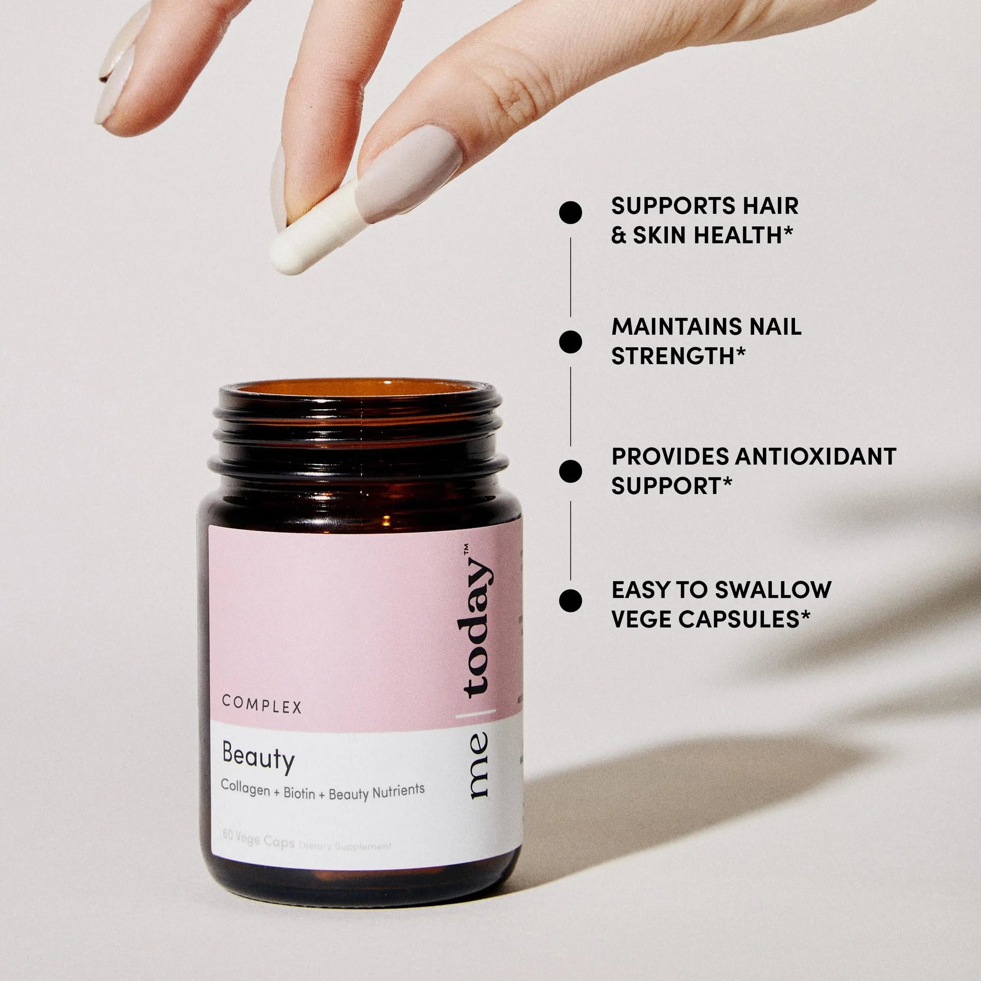 me today Beauty Supplement Hair, Skin and Nails, Vitamins for Women and Men – with Biotin, Collagen, Vitamin C me today uk supplements