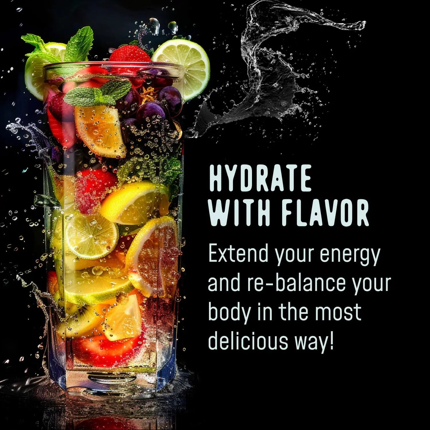 FlavCity Electrolytes Powder Packets - 28 Hydration Packets, Variety Pack - No Added Sugar - Hydration Powder with Real Fruit & Unrefined Sea Salt FlavCity uk supplements