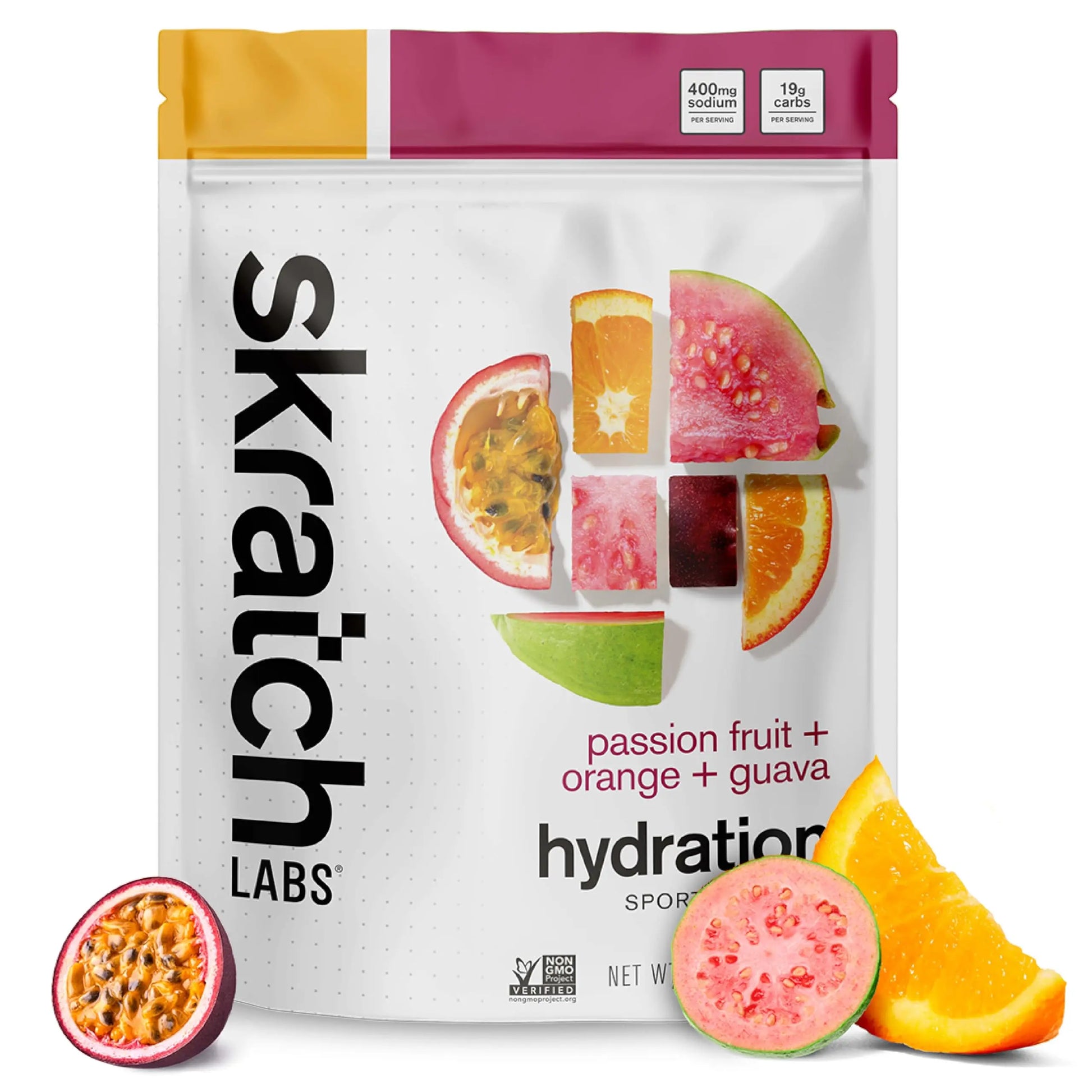 Skratch Labs Hydration Sports Drink Mix – Real‑Fruit Electrolyte Powder for Fast Hydration & Endurance | Passion Fruit Orange Guava | 20 Servings | Vegan, Skratch Labs uk supplements