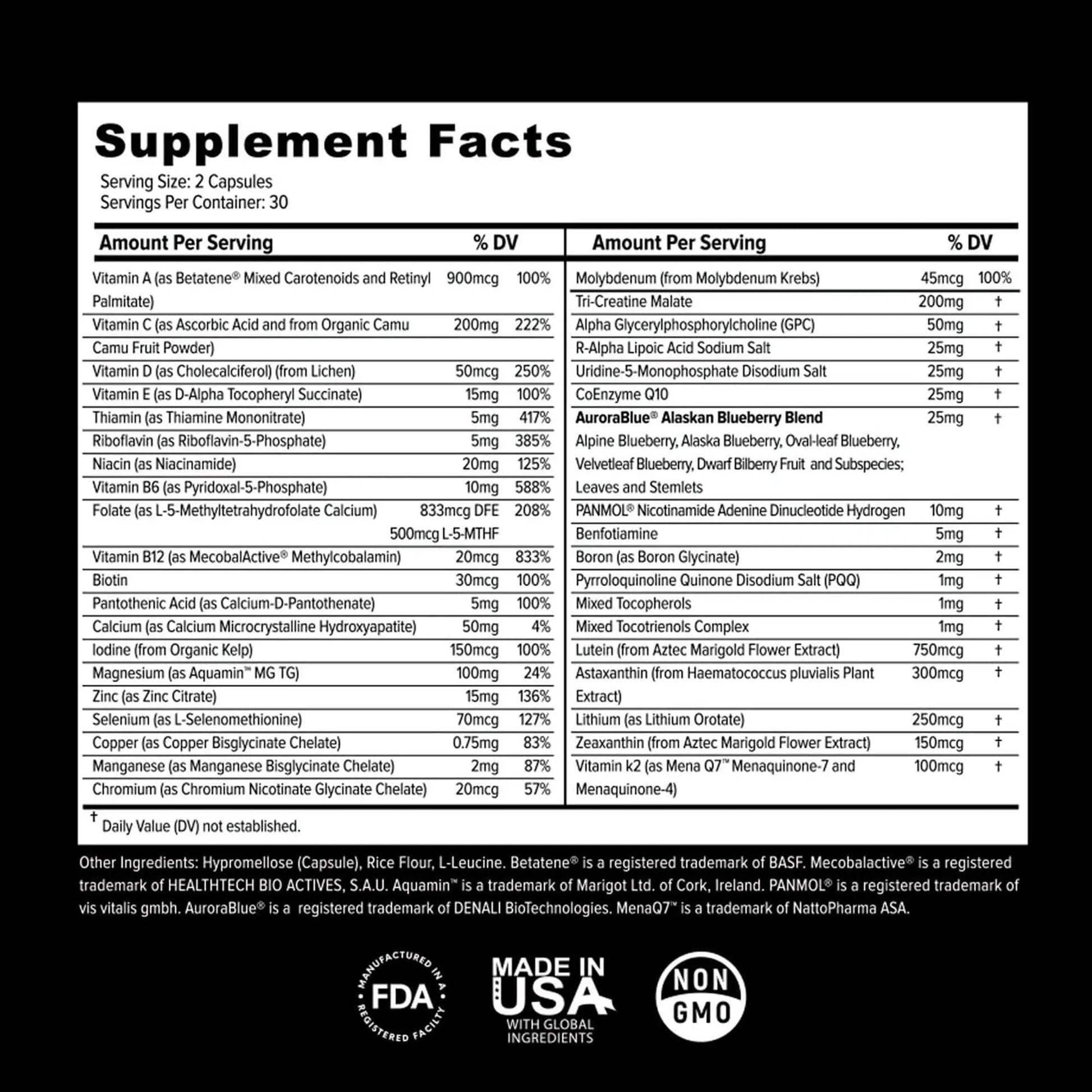 Primitive Scientific Whole Food Daily Essential Multivitamins for Adults and Seniors - 2X a Day - Vitamin A, C, D, E, B12 and Minerals Primitive Scientific uk supplements