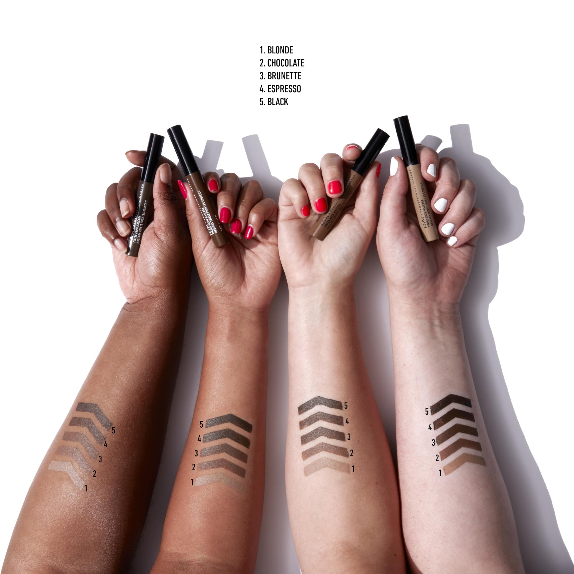 NYX PROFESSIONAL MAKEUP Tinted Eyebrow Mascara, Chocolate NYX PROFESSIONAL MAKEUP uk supplements