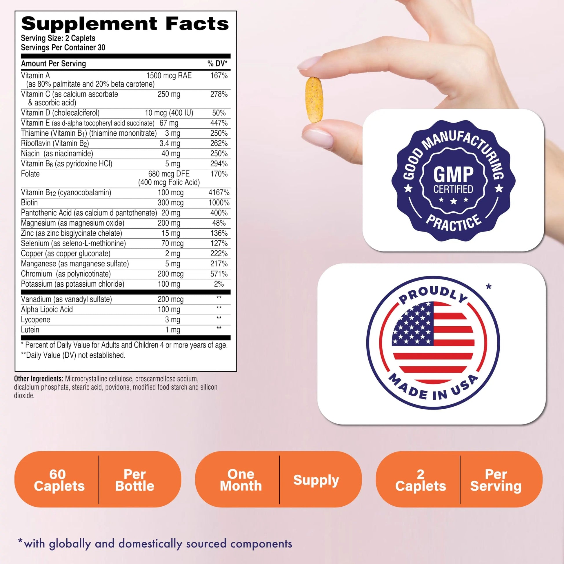 Health Thru Nutrition Ultra-Betic Multivitamin 60 Count | Supports Nerve, Vision, Energy | with ALA, Lycopene | Health Thru Nutrition uk supplements