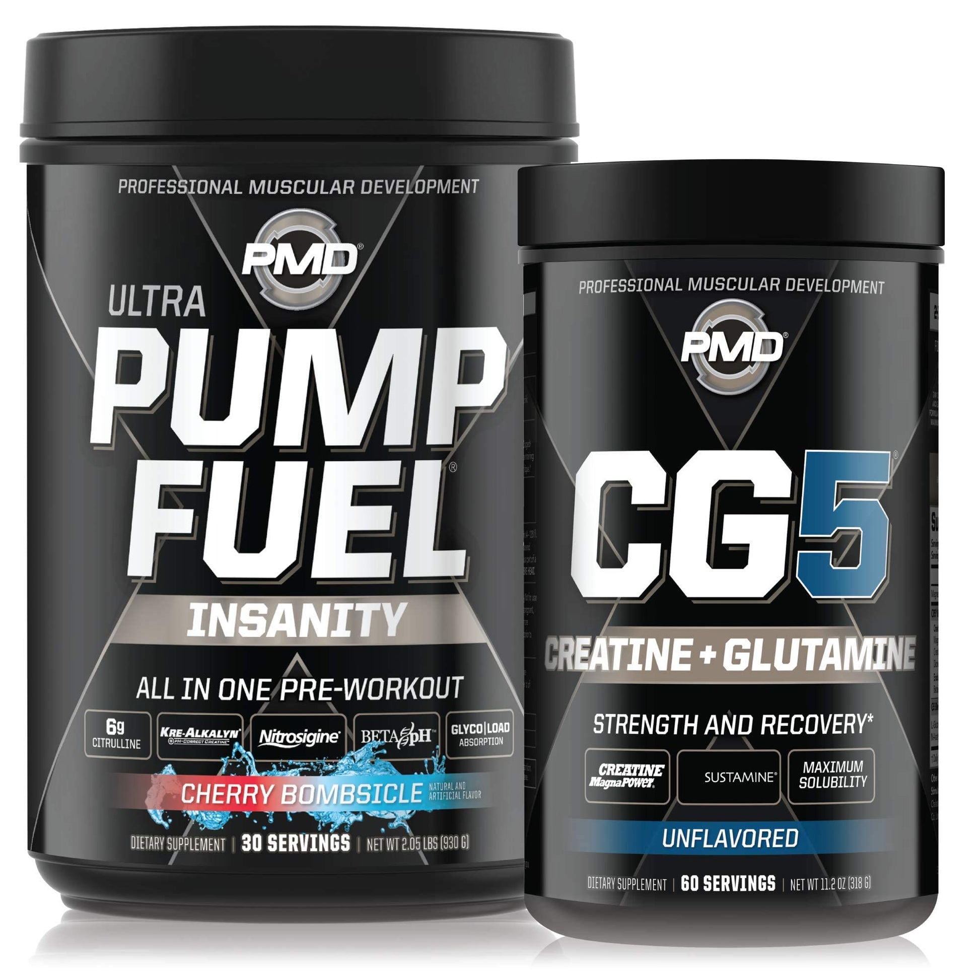 PMD Sports Ultra Pump Fuel Insanity - Pre Workout – Cherry Bombsicle (30 Servings) PMD uk supplements