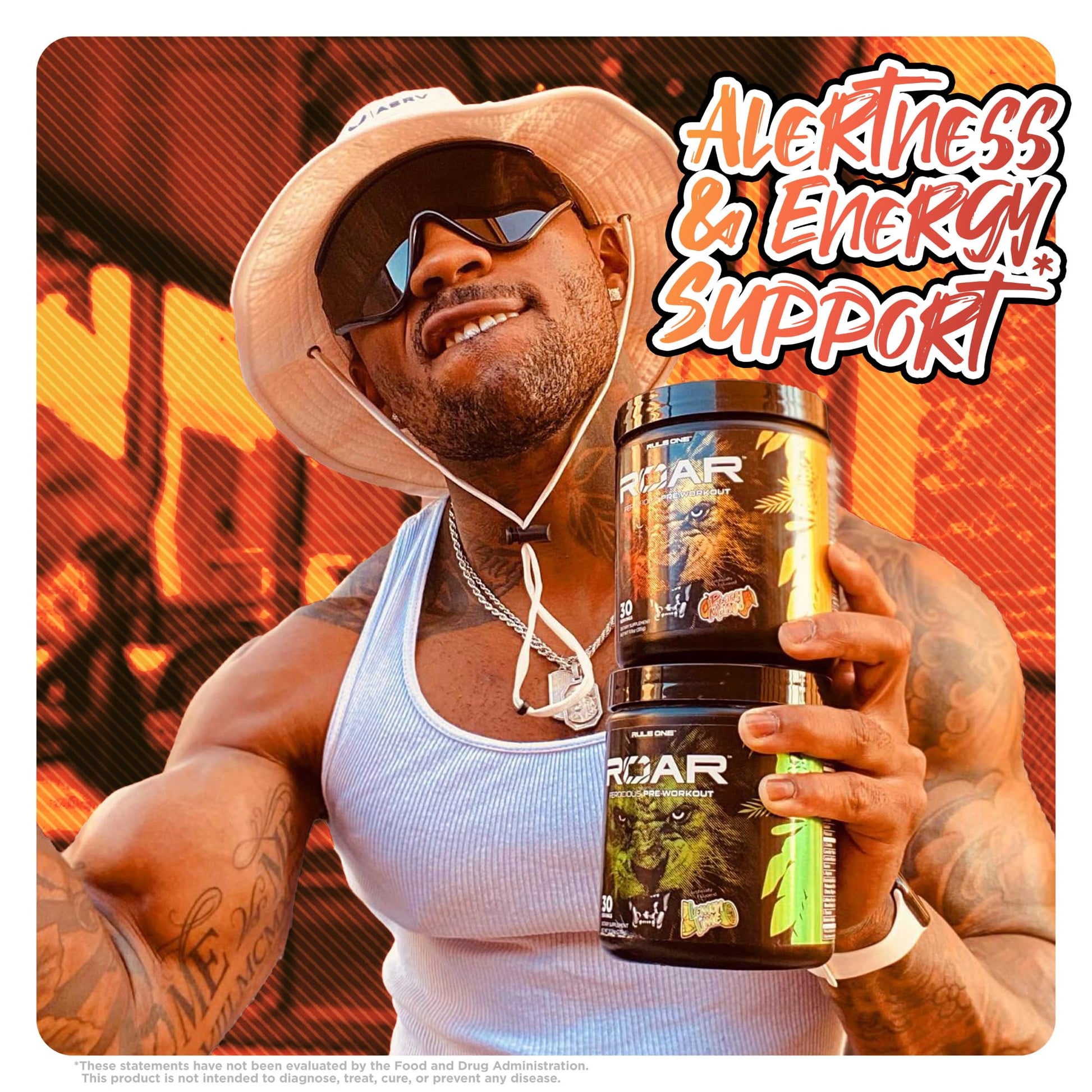 Rule 1 R1 ROAR, Peach Mango - 11.11 oz - Pre-Workout Powder - With Creatine, Beta-Alanine Rule 1 Proteins uk supplements